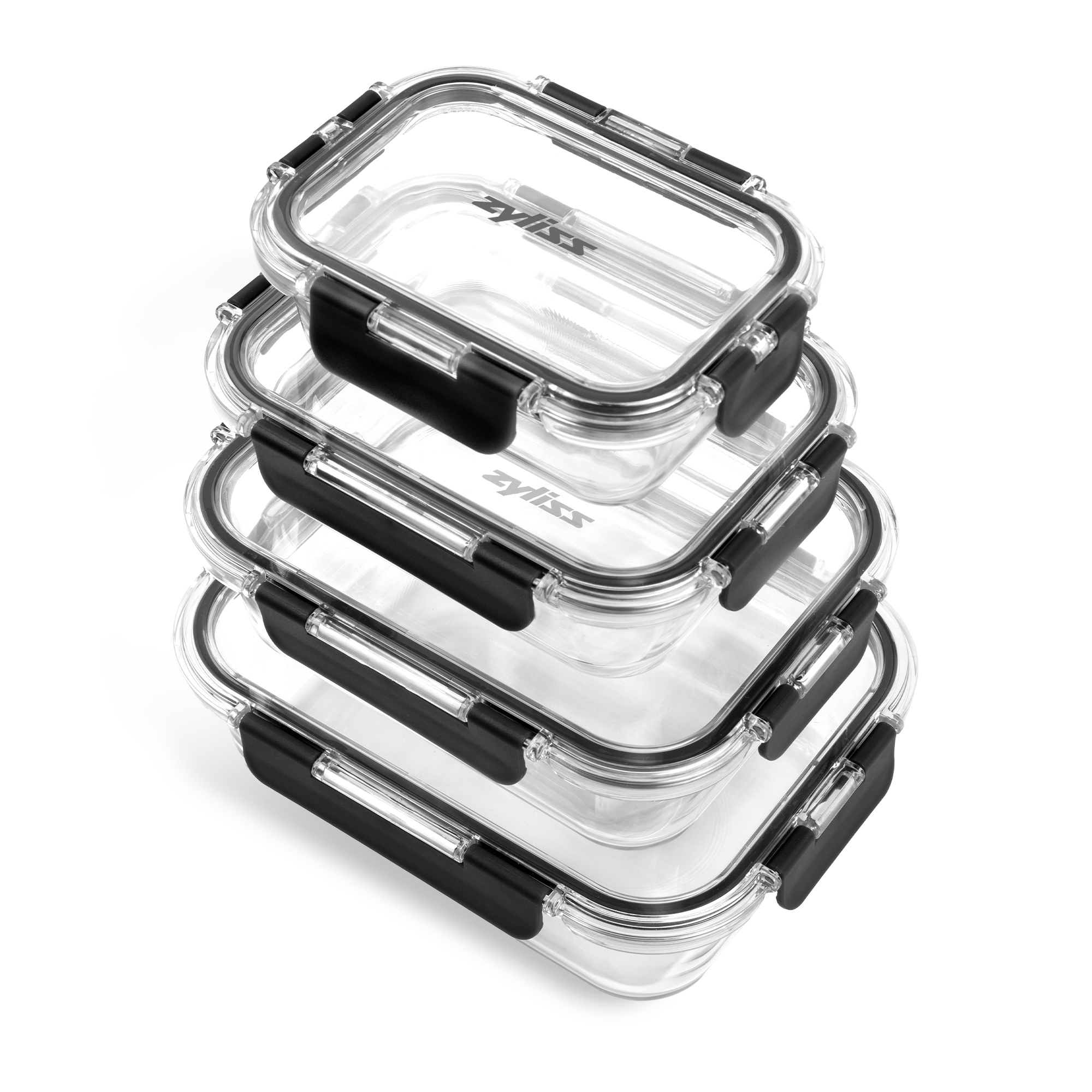 Zyliss - Glass Storage Container Set | 4-piece