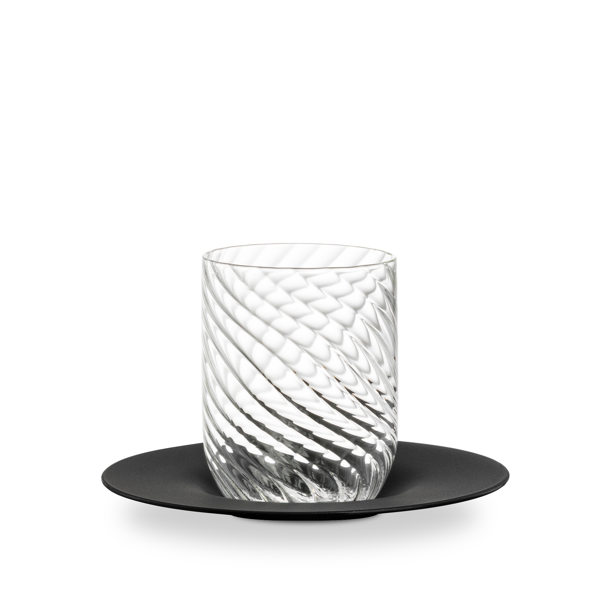 Eisch – TWIST Cappuccino-Set, schwarz