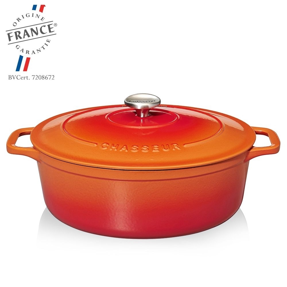 Chasseur - Oval Casserole - Flamed Orange