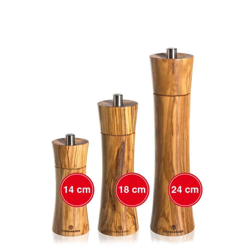 Zassenhaus - Pfeffer- oder Salzmühle Frankfurt - Olivenholz Zassenhaus - Pfeffer- oder Salzmühle Frankfurt - Olivenholz