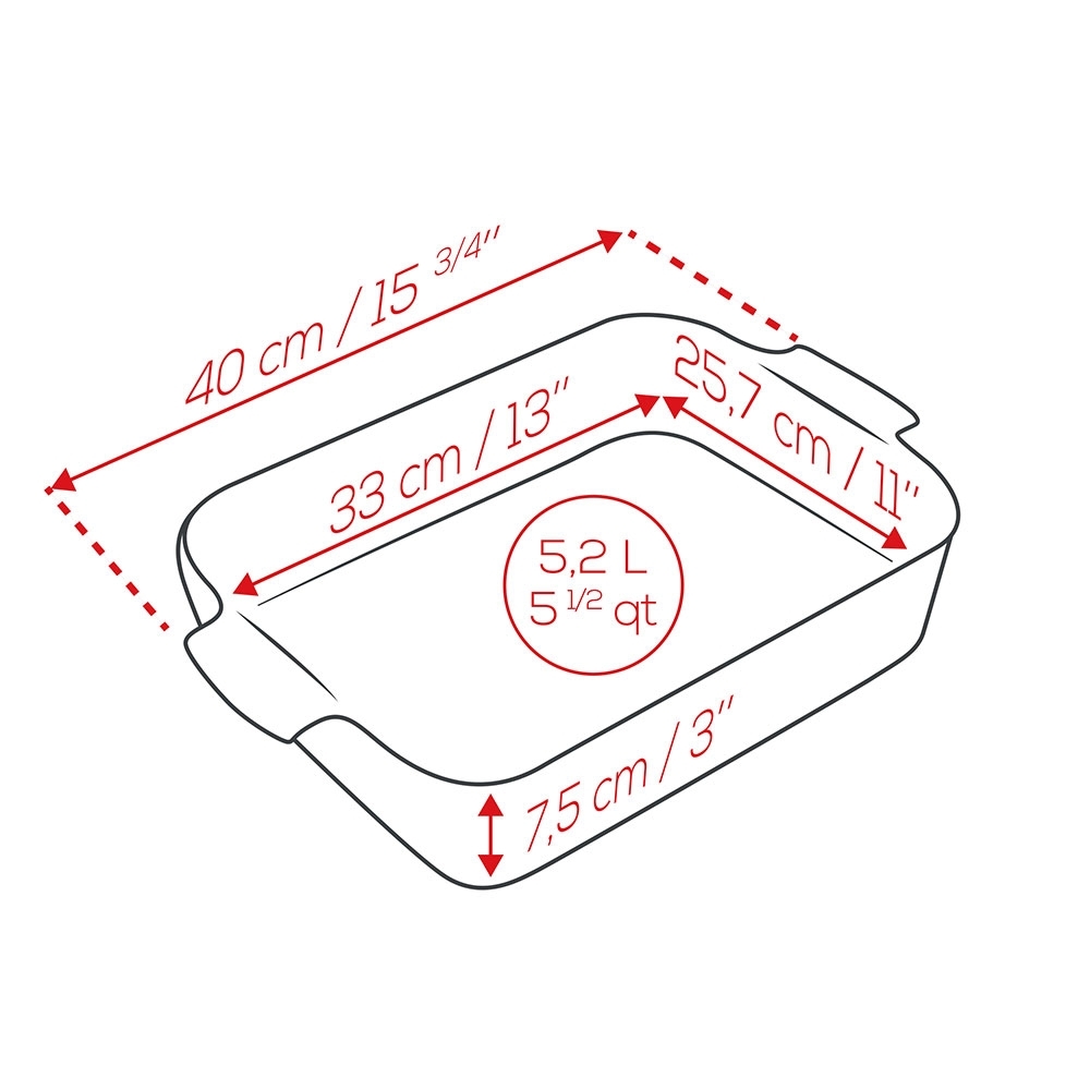 Peugeot Appolia - Rechteckige Auflaufform