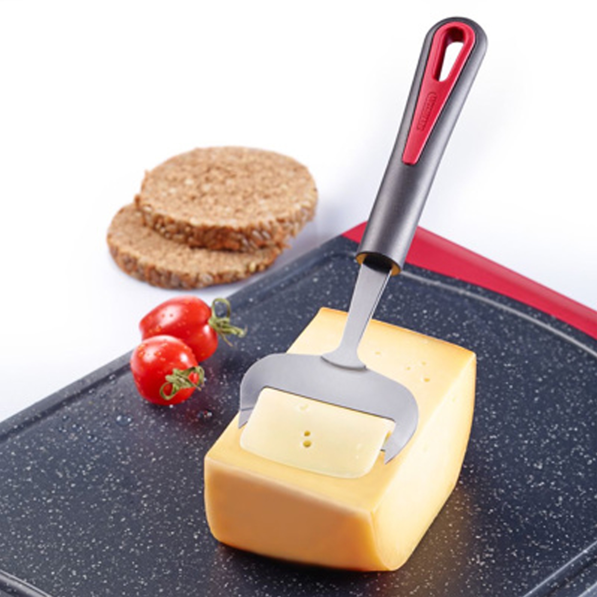 Westmark Gallant soft cheese slicer cutting soft cheese