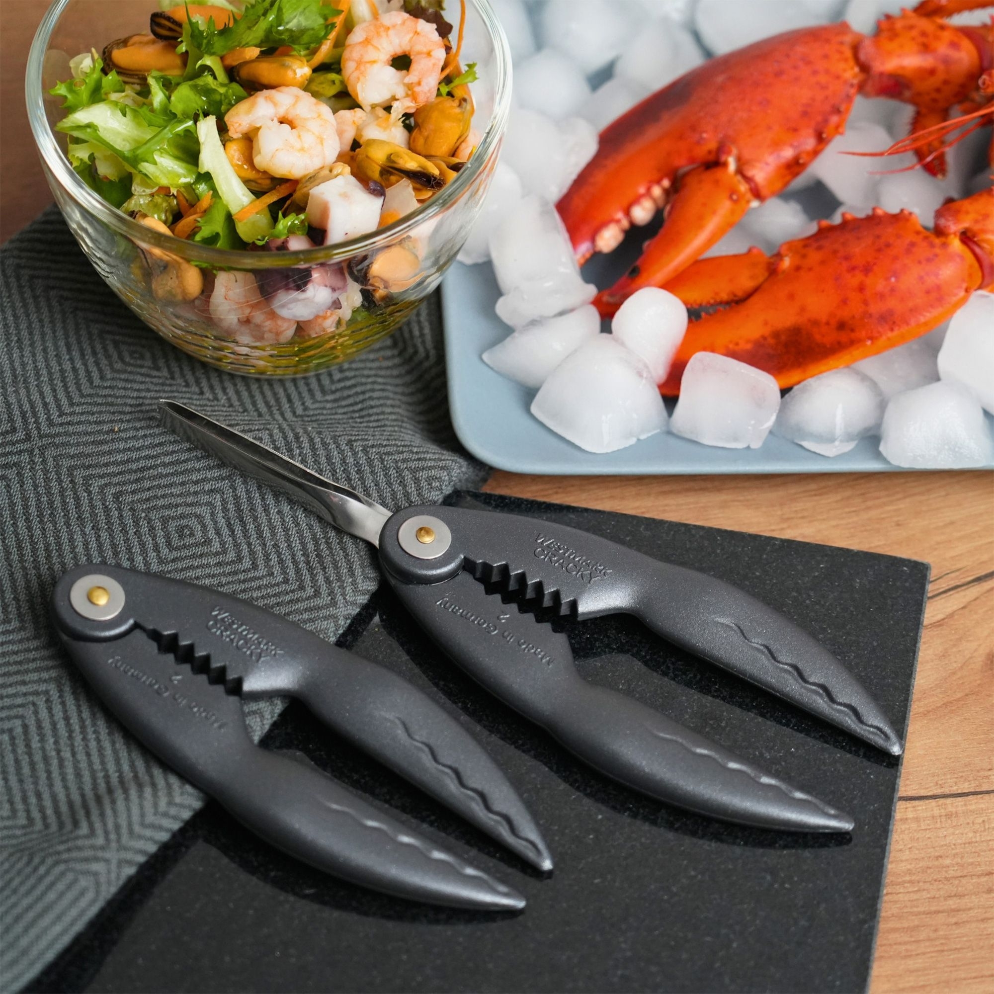 Westmark - Lobster cracker with pincers »Cracky-Spezial« Black Edition