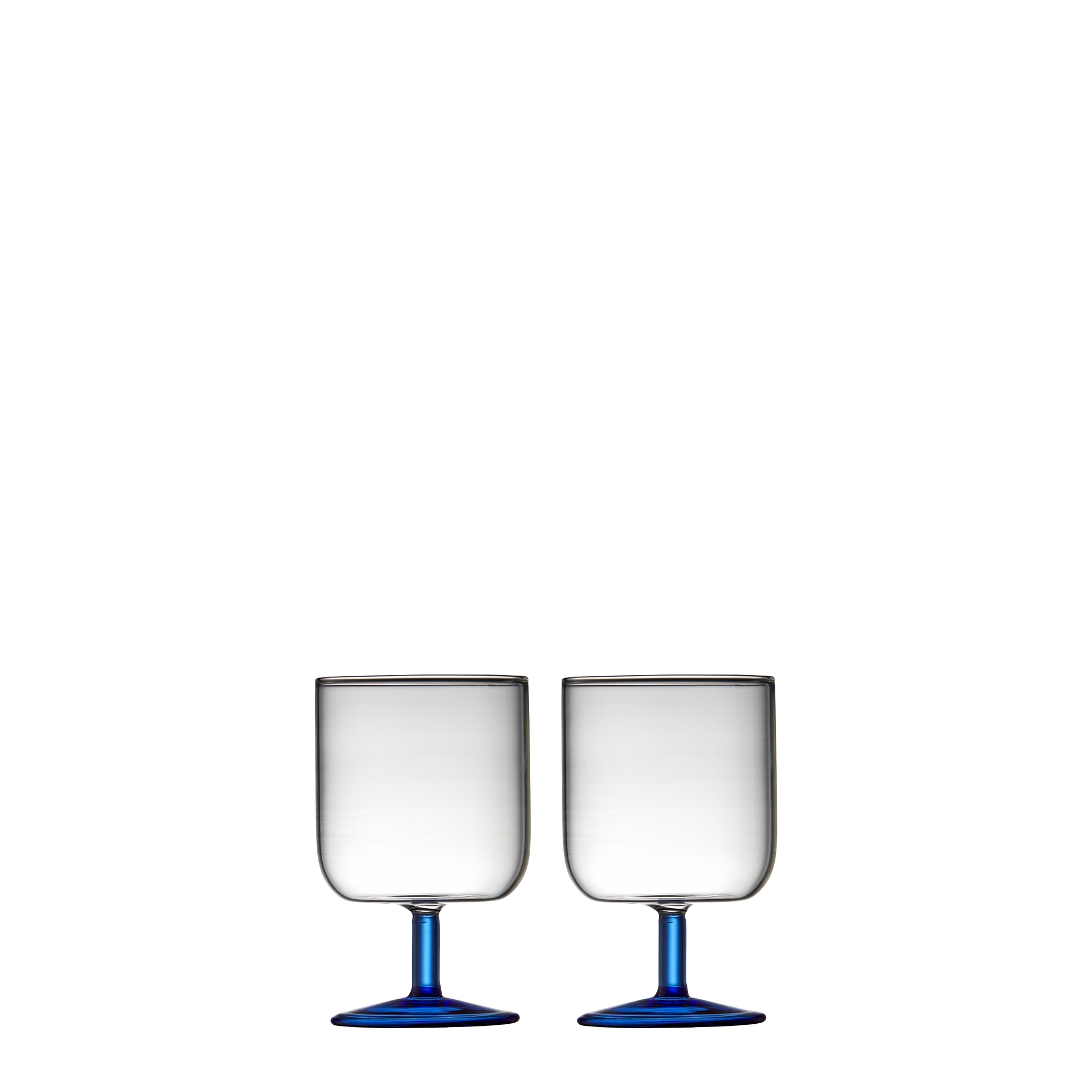 Lyngby Glas - Torino - Weinglas - 2 Stck. - Blau