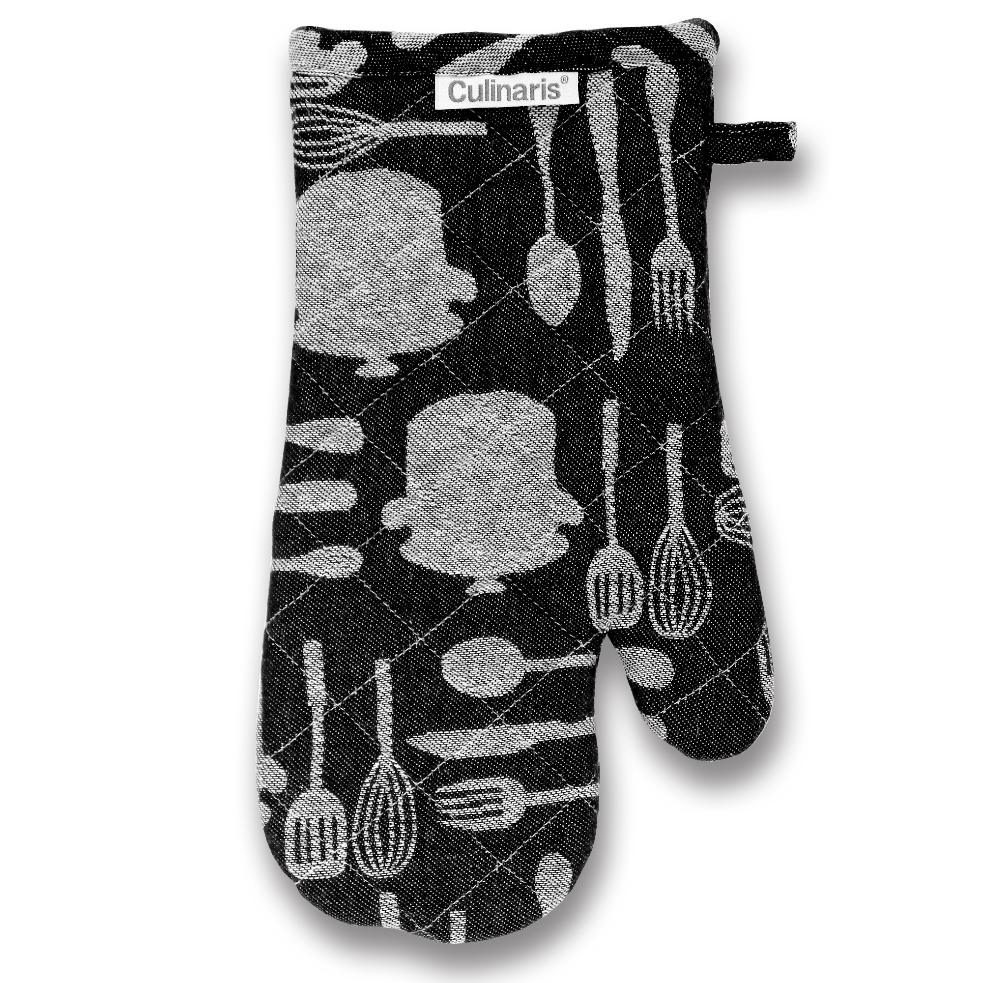 Oven glove - Black Cutlery | Culinaris Oven glove - Black Cutlery | Culinaris