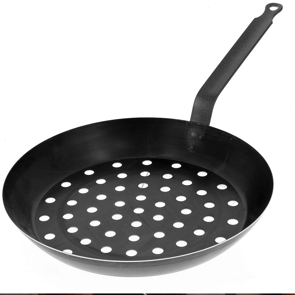 de Buyer - Gelochte Gemüsepfanne 28 cm - BBQ de Buyer - Gelochte Gemüsepfanne 28 cm - BBQ