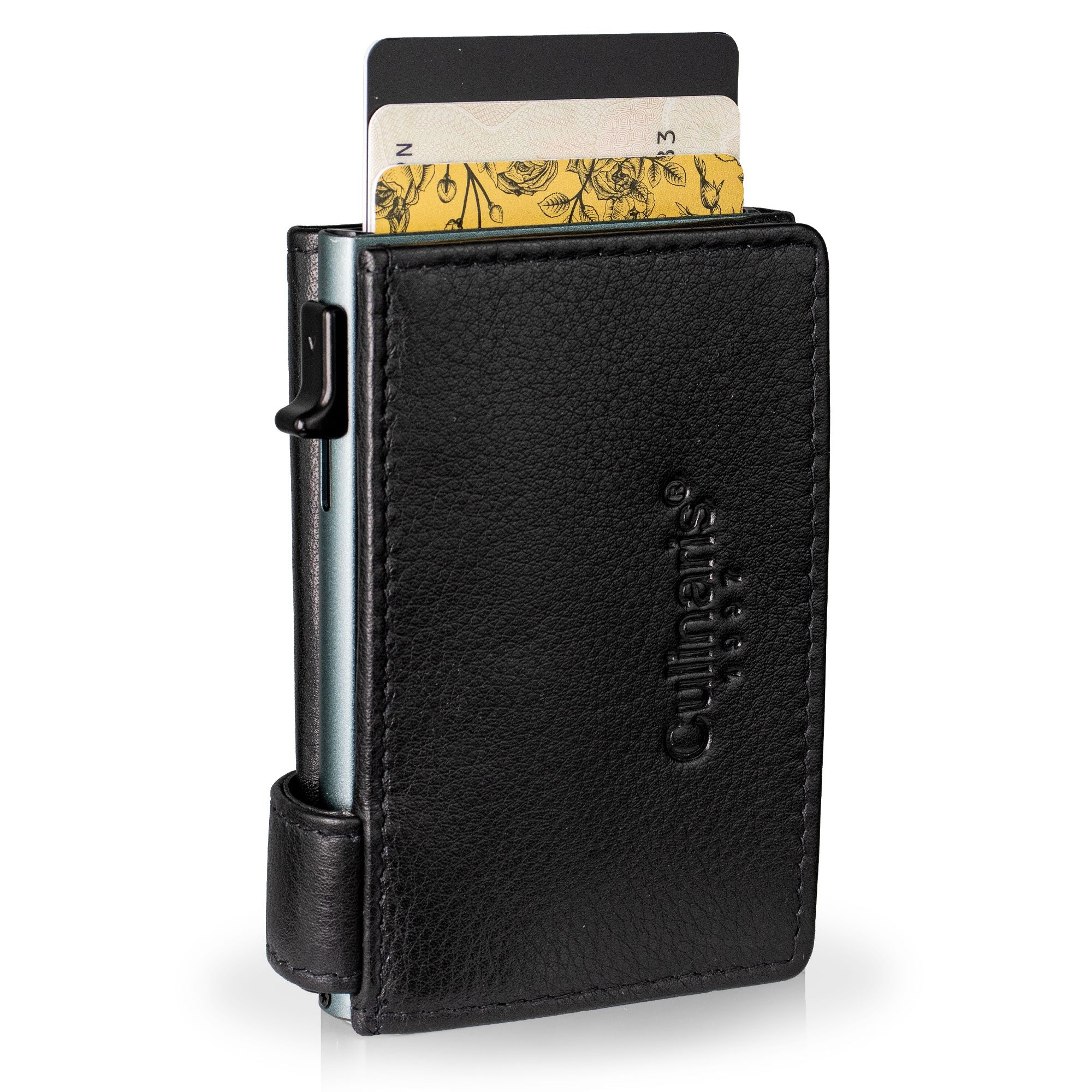 Card Case with Coin Pocket - Black | Culinaris