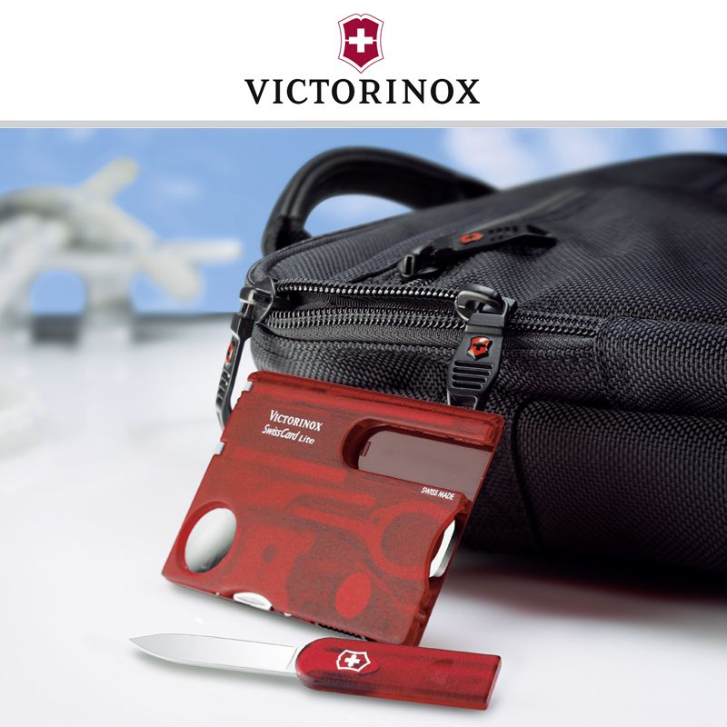Victorinox - SwissCard Lite, rot