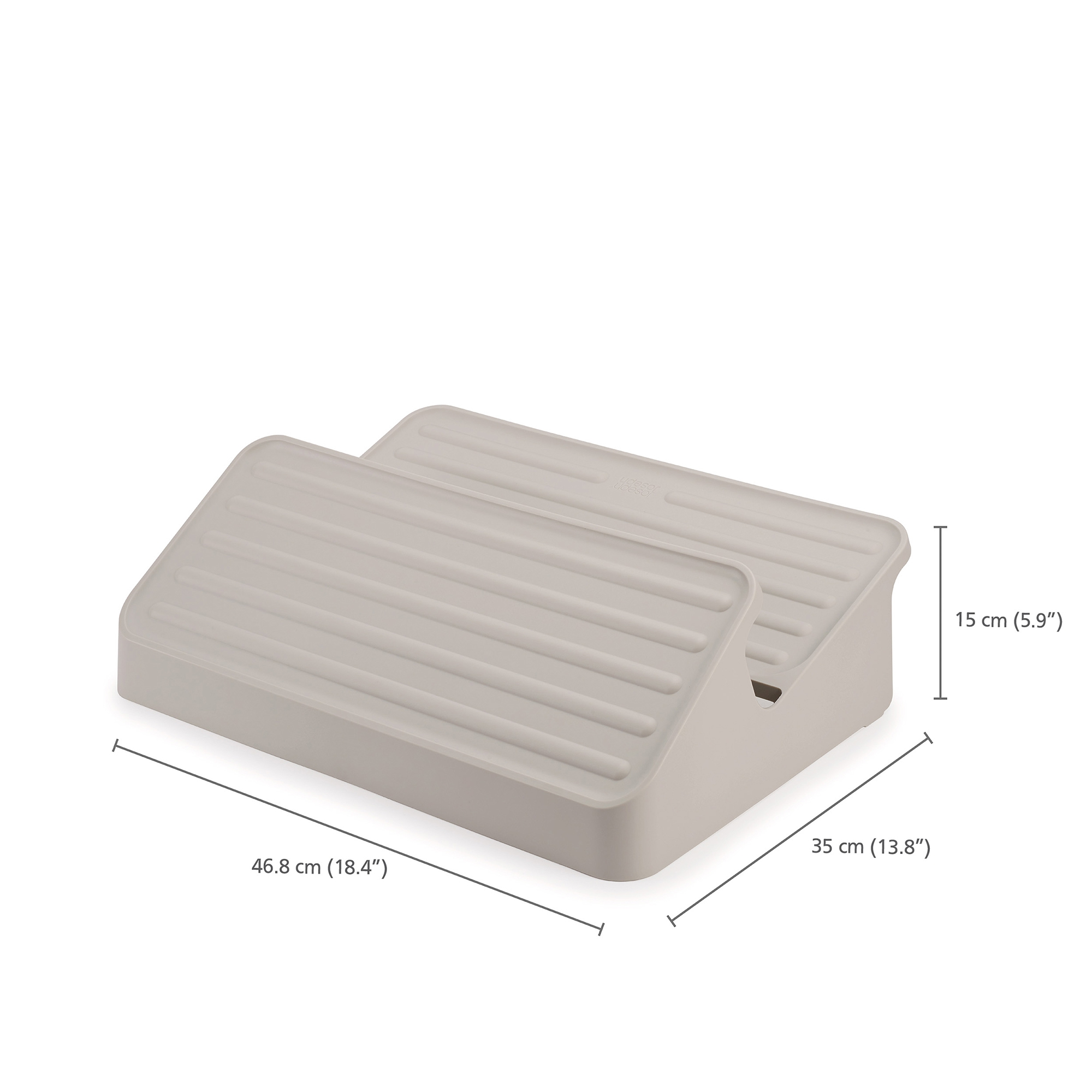 Joseph Joseph Shoe-In großes Platzspar-Schuhregal grau