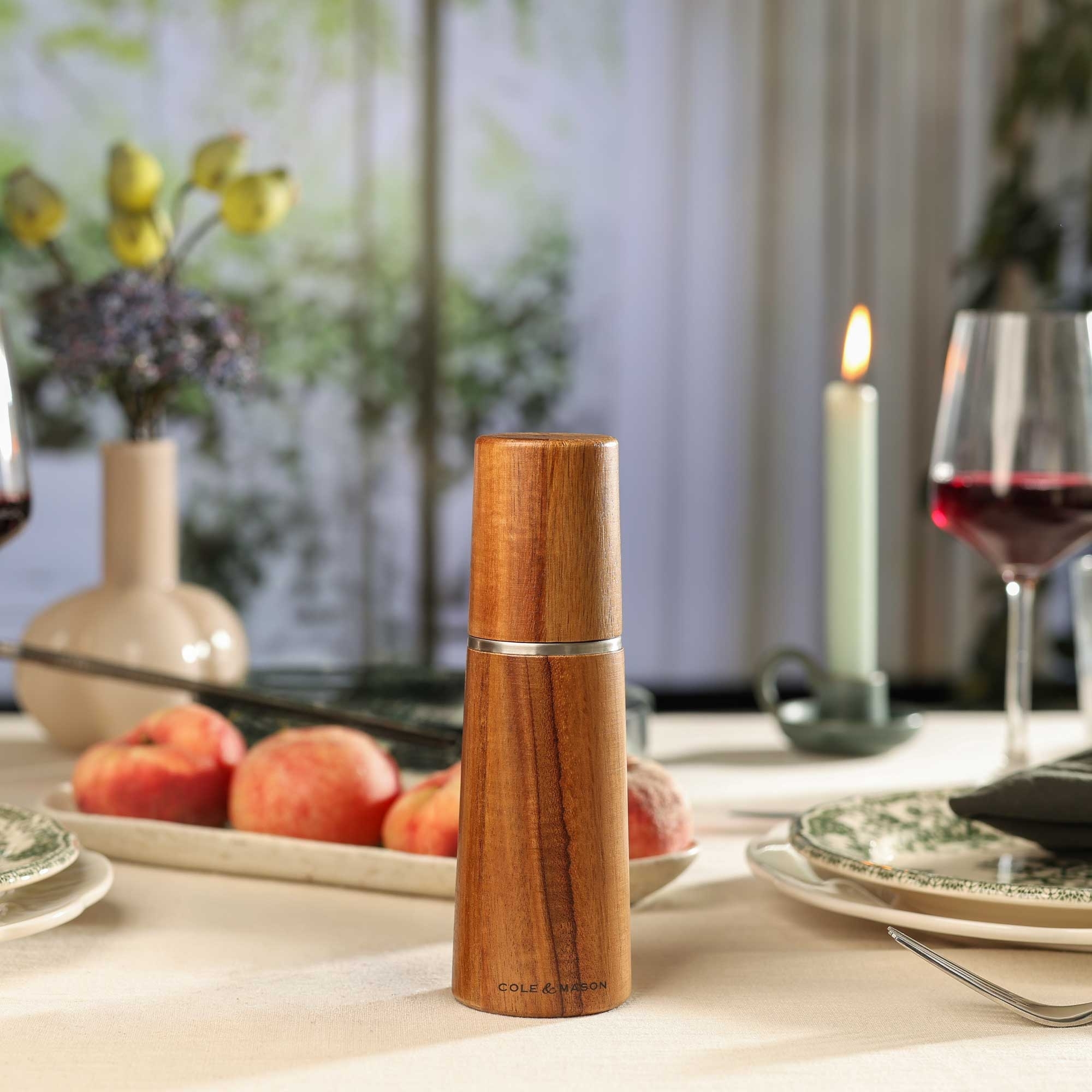 COLE & MASON - Marlow Salt Mill | Acacia Wood