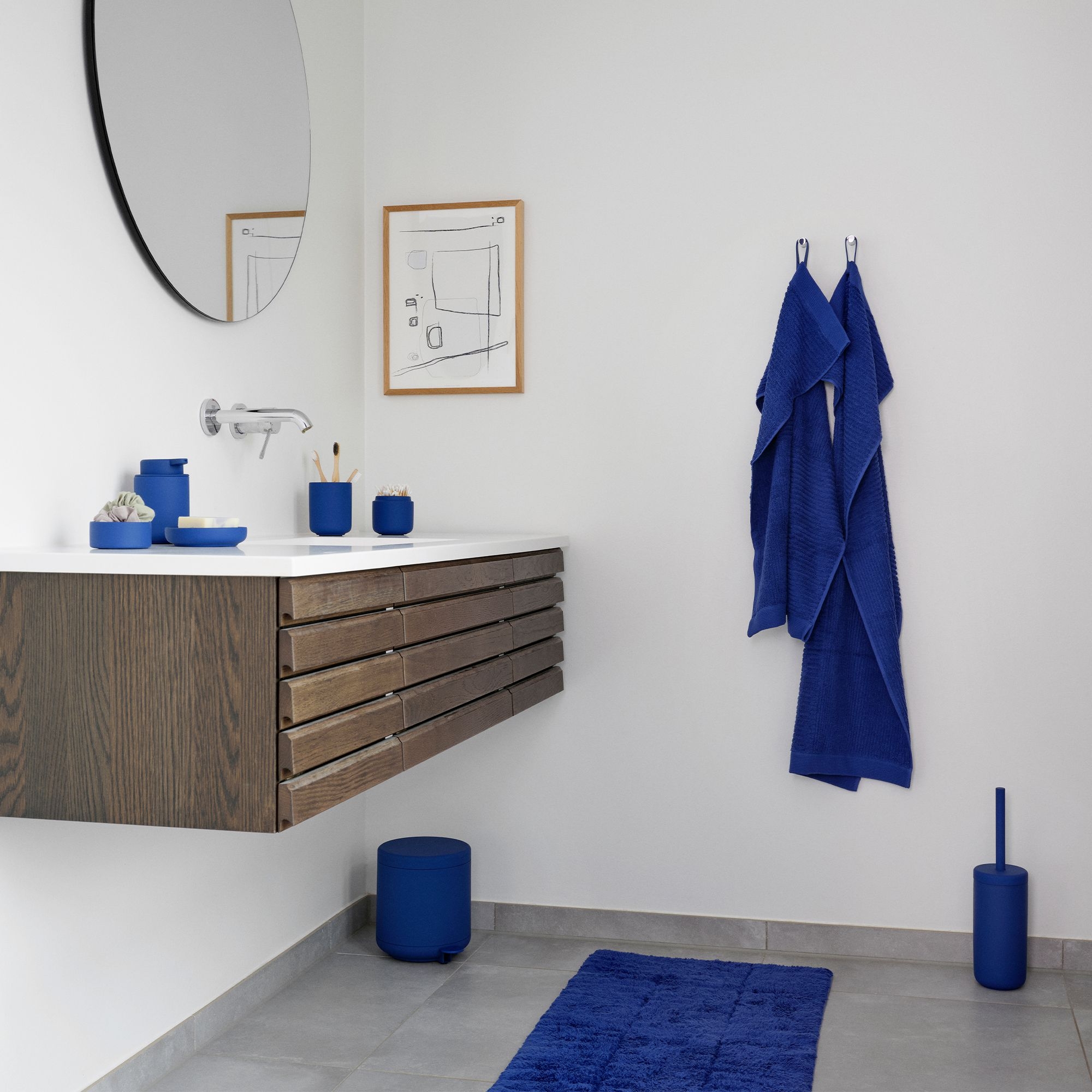 Zone - Ume Toilettenbürste - Indigo Blue