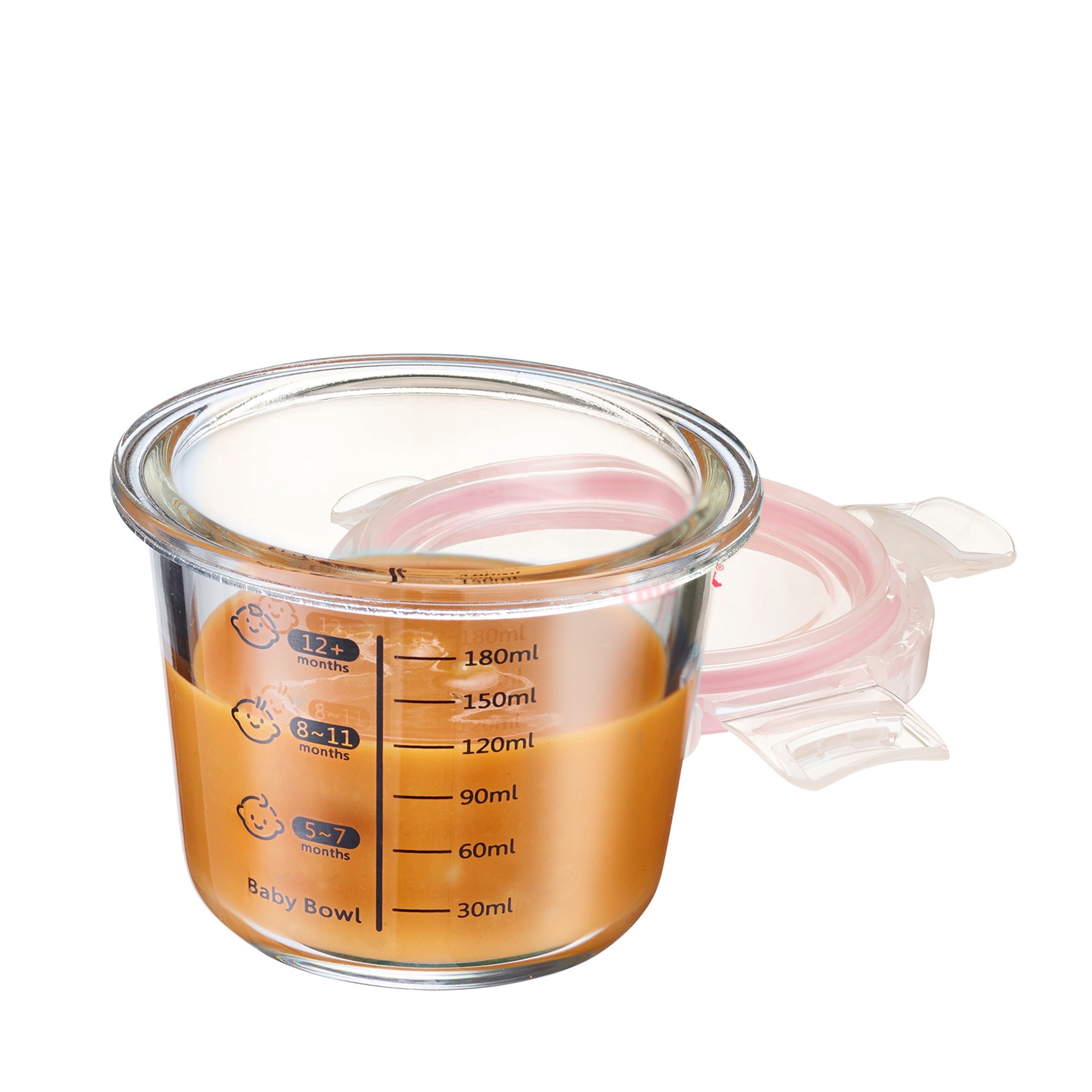 Westmark - Glass food storage box »Baby Bowl«, 200 ml, round