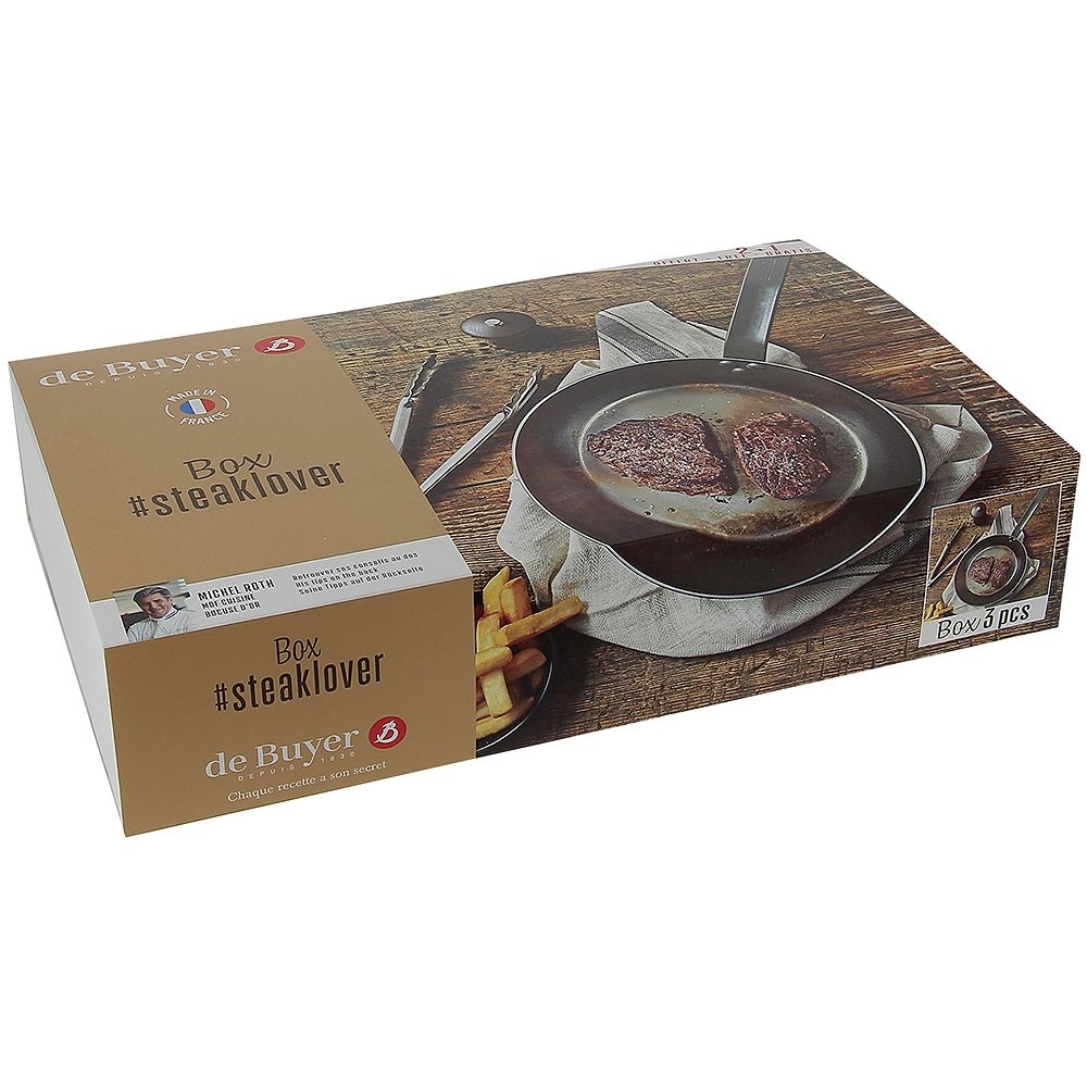 de Buyer - Mineral B Element - Set of 3 Steaklover de Buyer - Mineral B Element - Set of 3 Steaklover