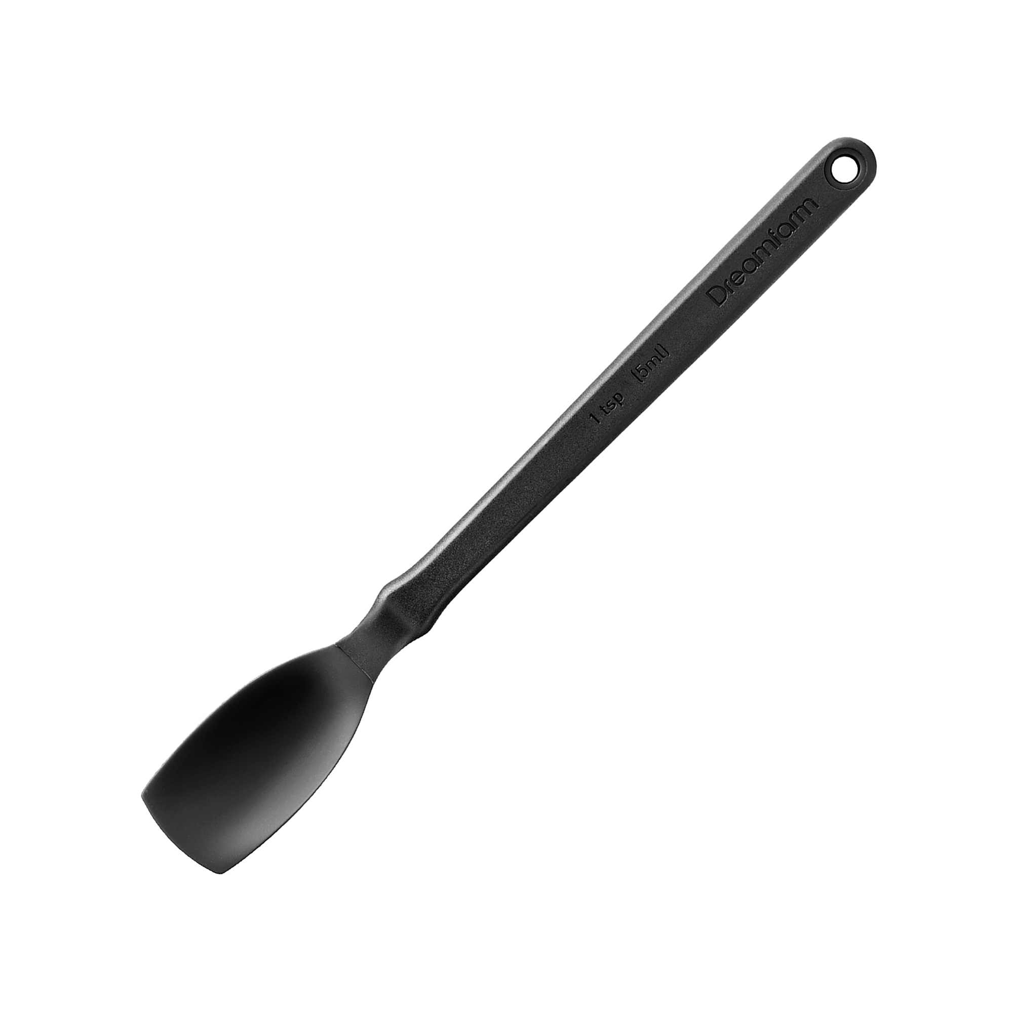Dreamfarm - Mini Supoon Silikonlöffel 20 cm, schwarz