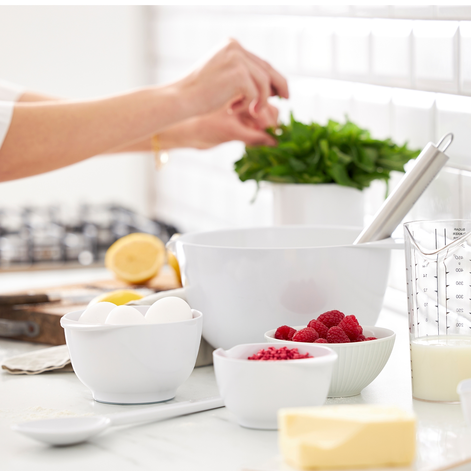 Rosti - NEW Margrethe Mixing Bowl - 0,5 l - White Rosti - NEW Margrethe Mixing Bowl - 0,5 l - White