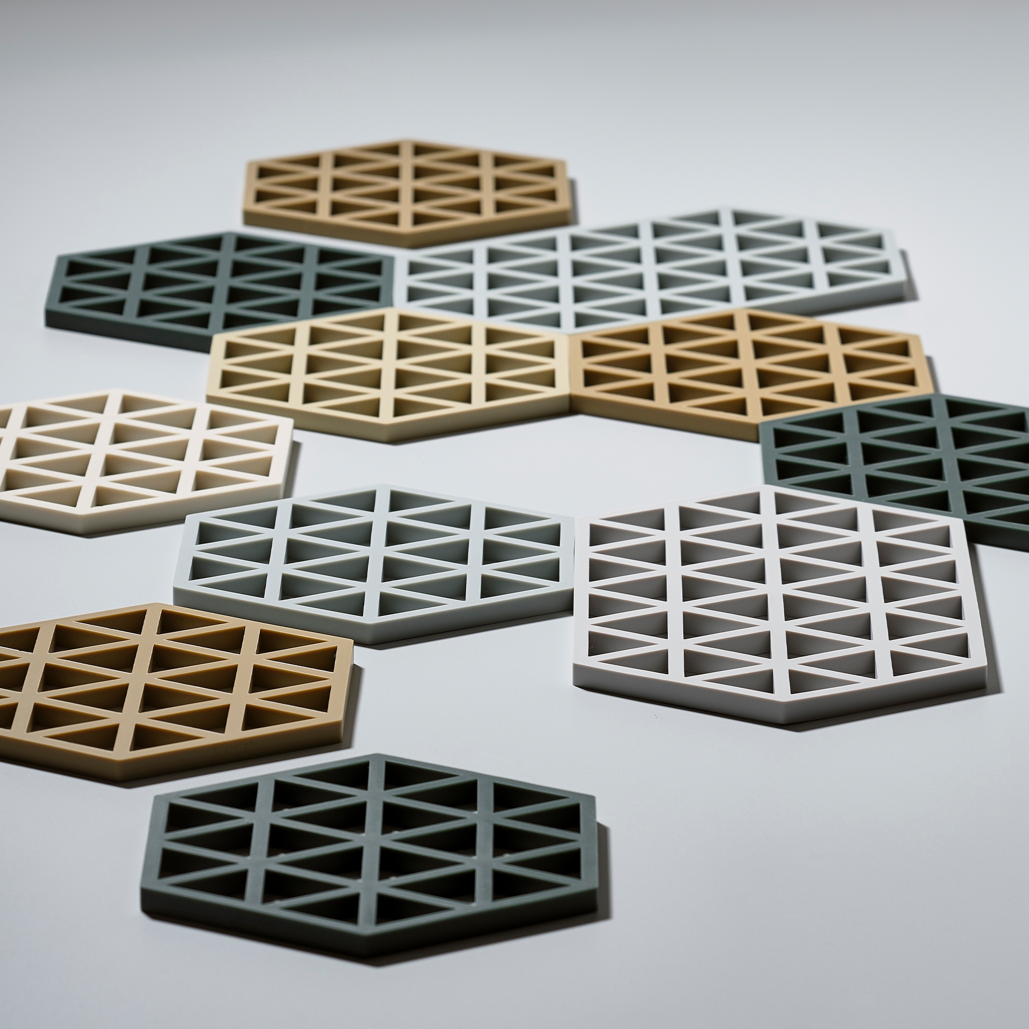 Zone - Hexagon Trivet - Cool Gray