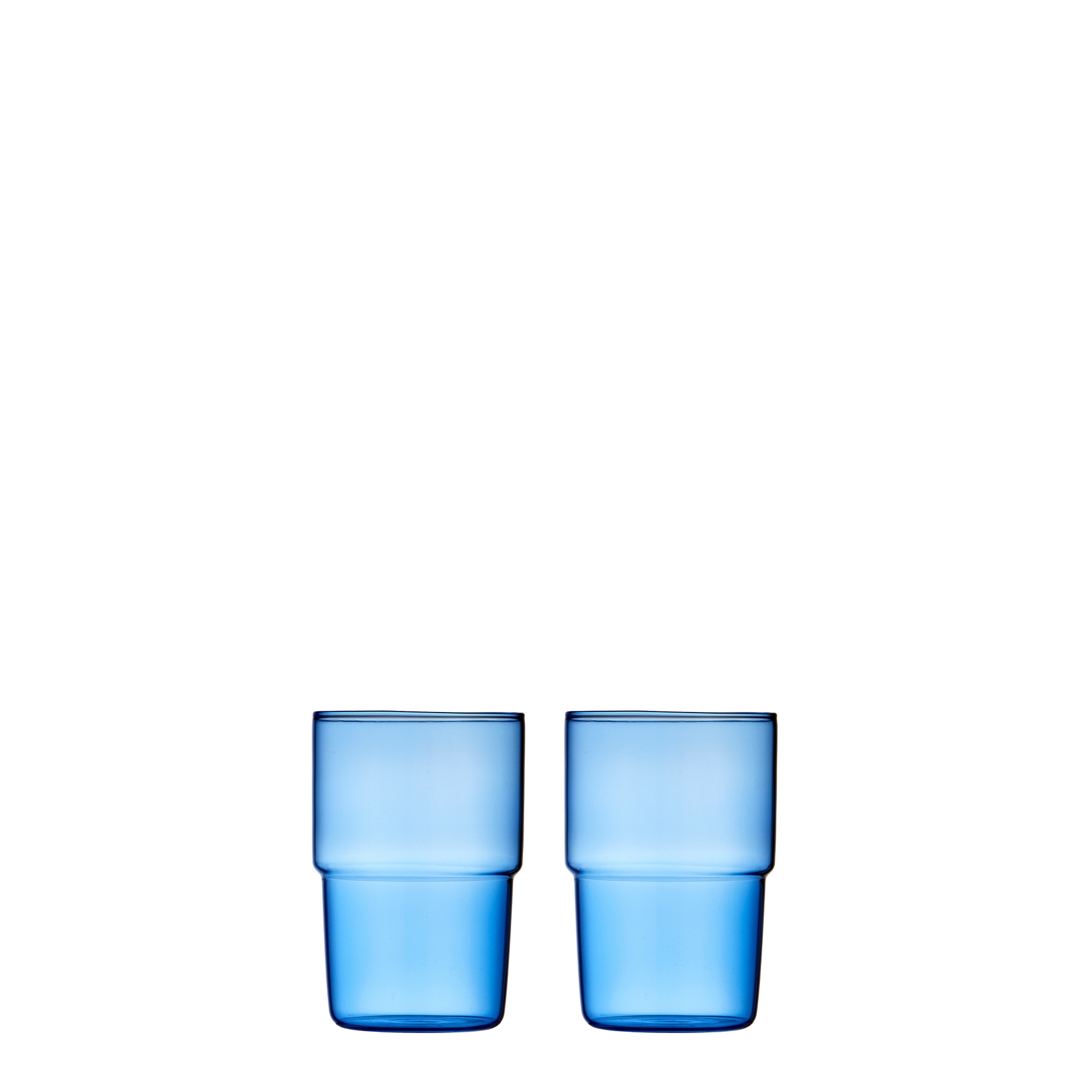 Lyngby Glas - Torino - Trinkglas - 2 Stck. - Blau