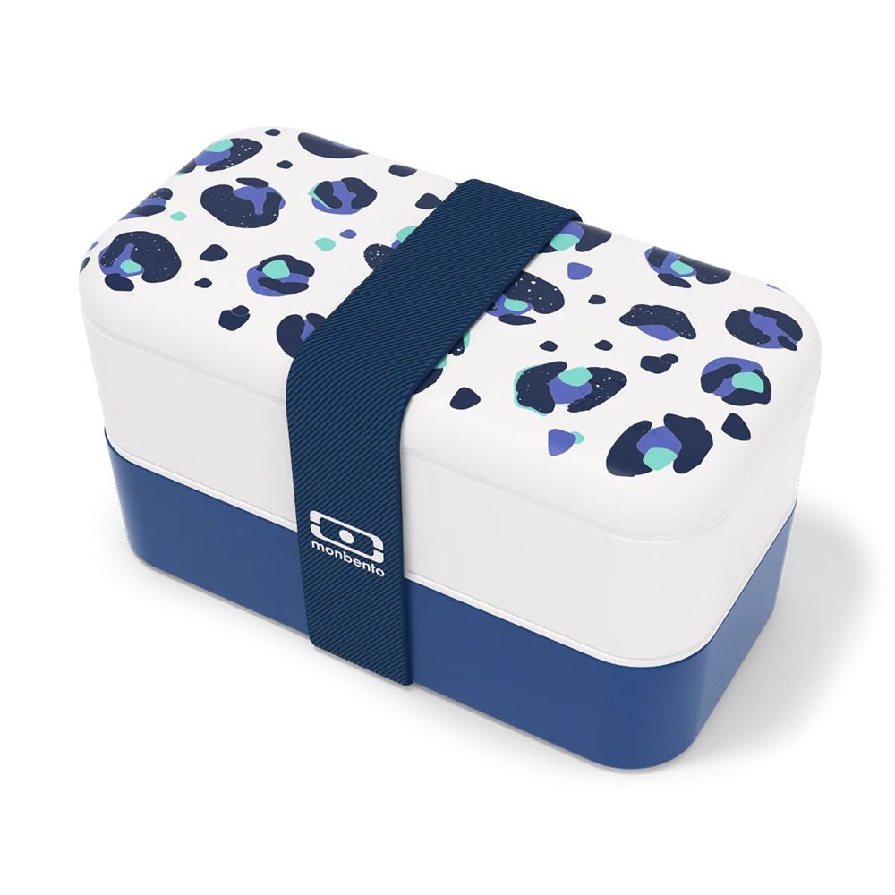 monbento - Original Bento Box blau Leopard