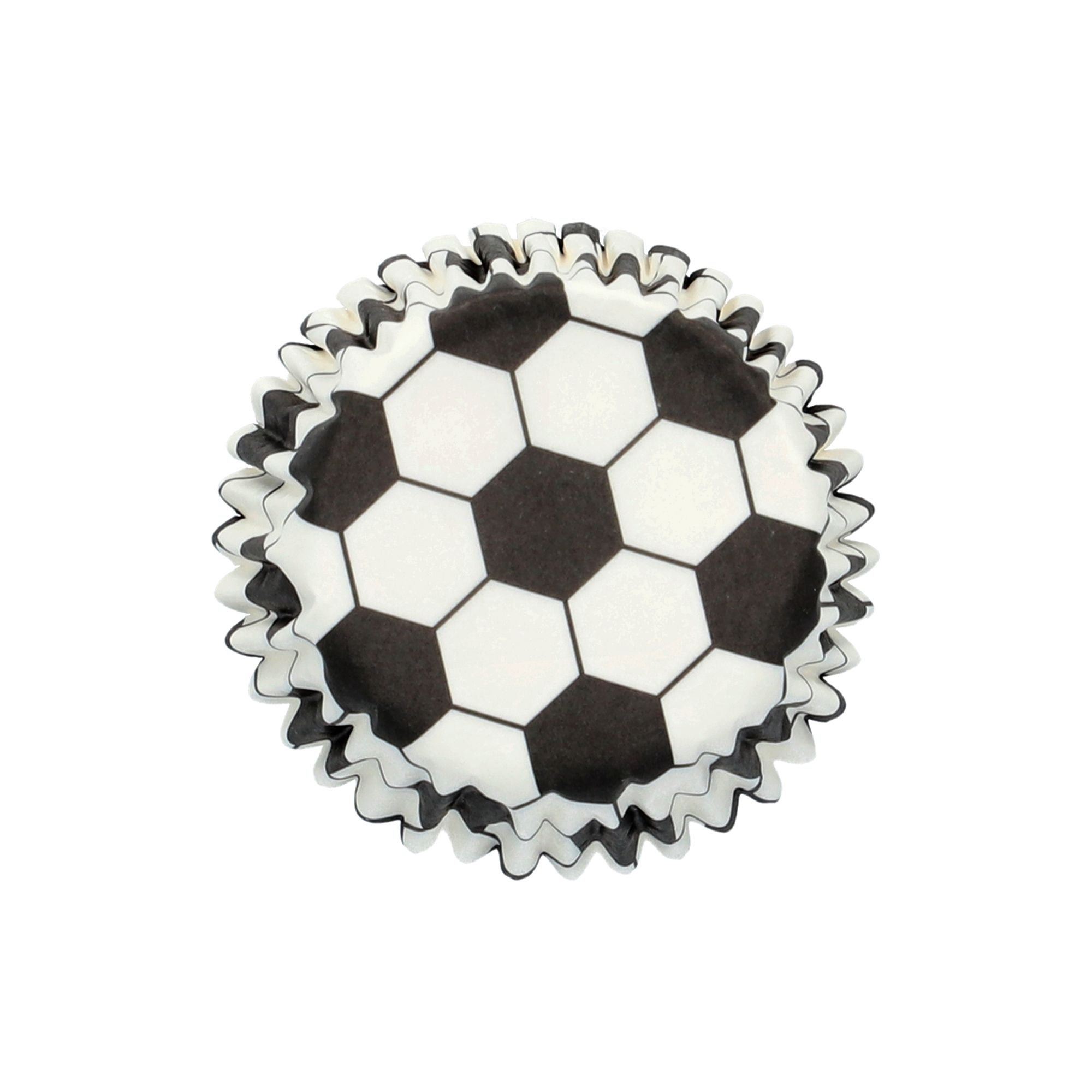 Birkmann - Papierbackförmchen Fußball - Ø 7 cm - 100 Stück