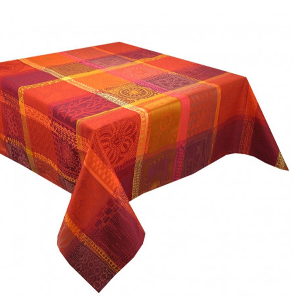 Garnier-Thiebaut Tablecloth - Mille Wax Ketchup - mB - different sizes