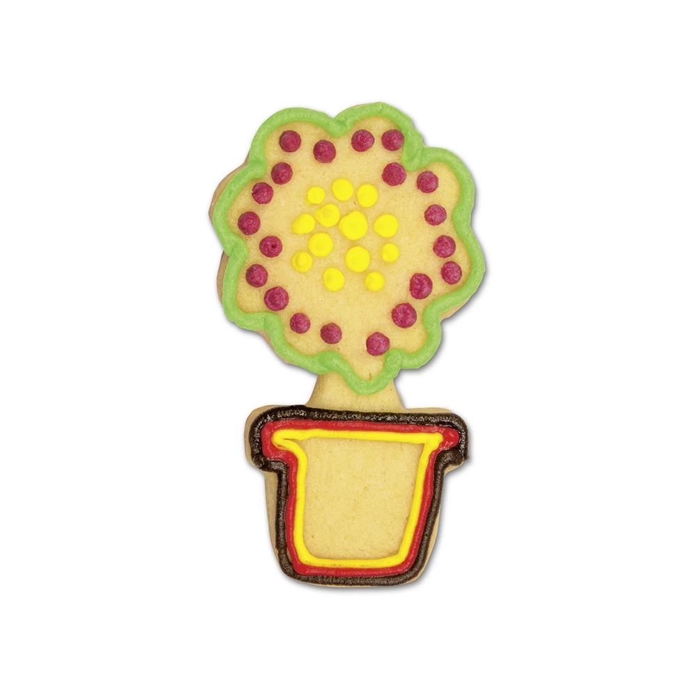 Städter - Ausstecher Blume im Topf - 7,5 cm