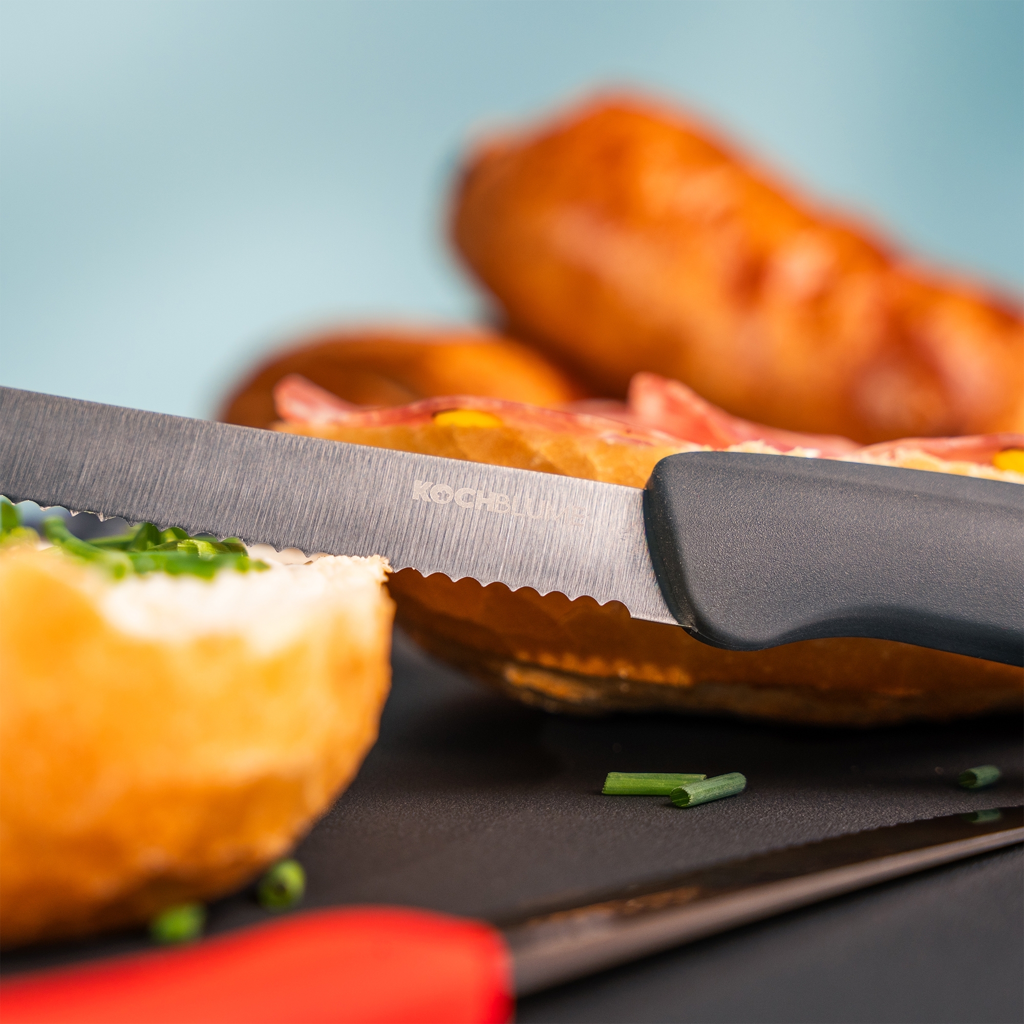 Kochblume - Breakfast knife set, 4 pieces, color mix