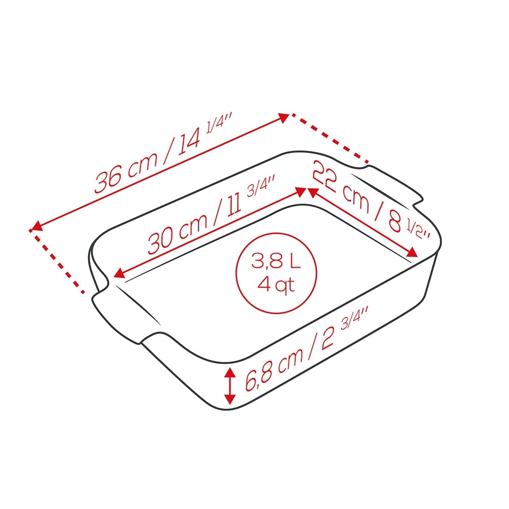 Peugeot Appolia - Rechteckige Auflaufform