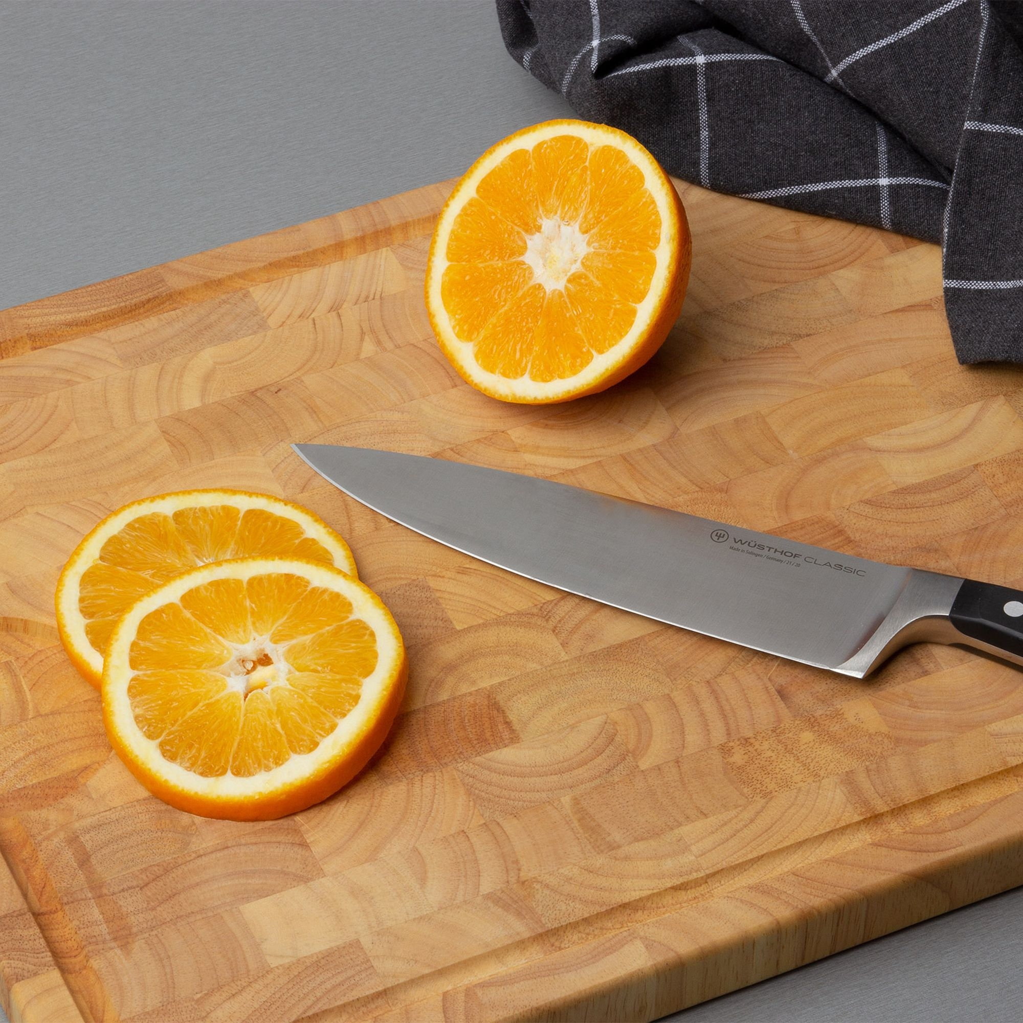 Continenta - Carving board, end-grain, rubber tree, 42 x 34 x 2.7 cm