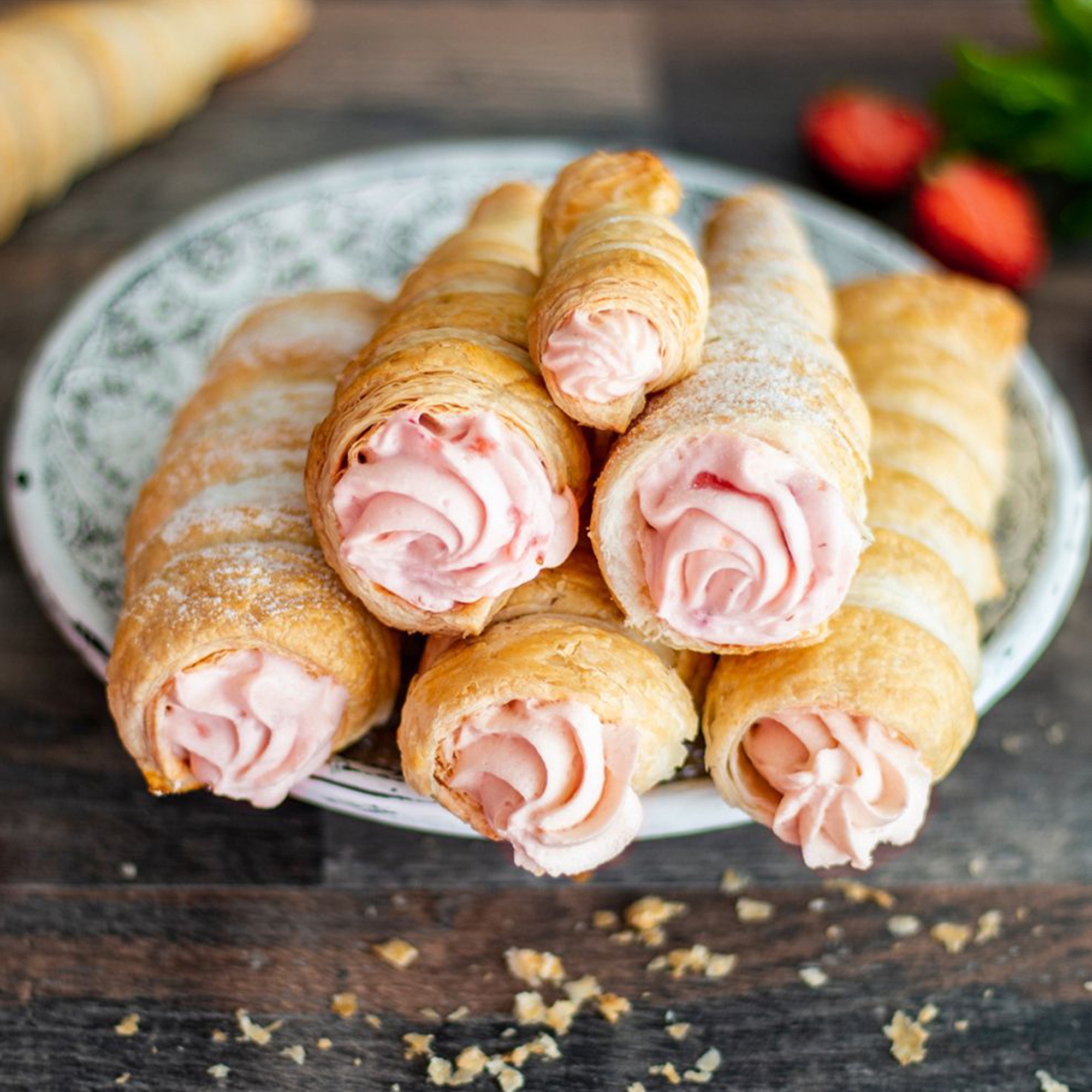 Städter - Cream horns - 14 x ø 0,3 / 3,5 cm - 6 pieces