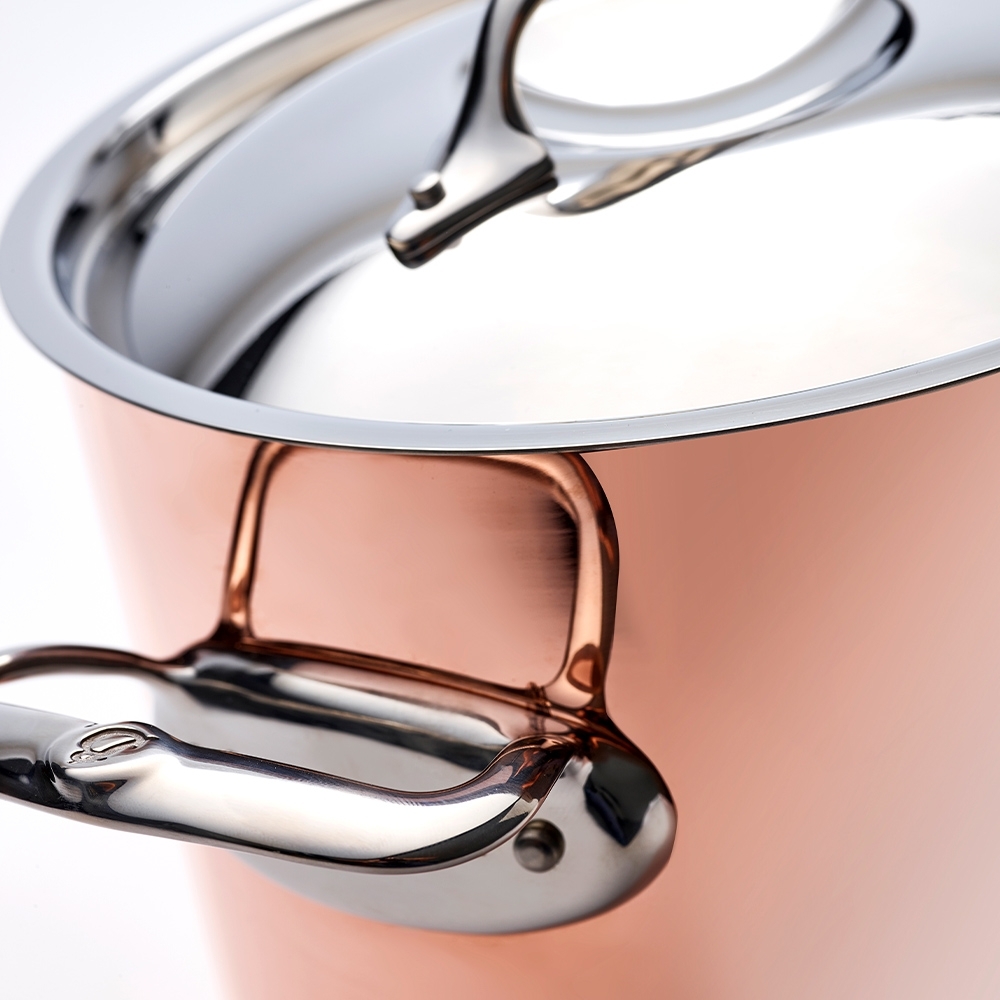 de Buyer - Copper High Stockpot 20 cm - Prima Matera de Buyer - Copper High Stockpot 20 cm - Prima Matera