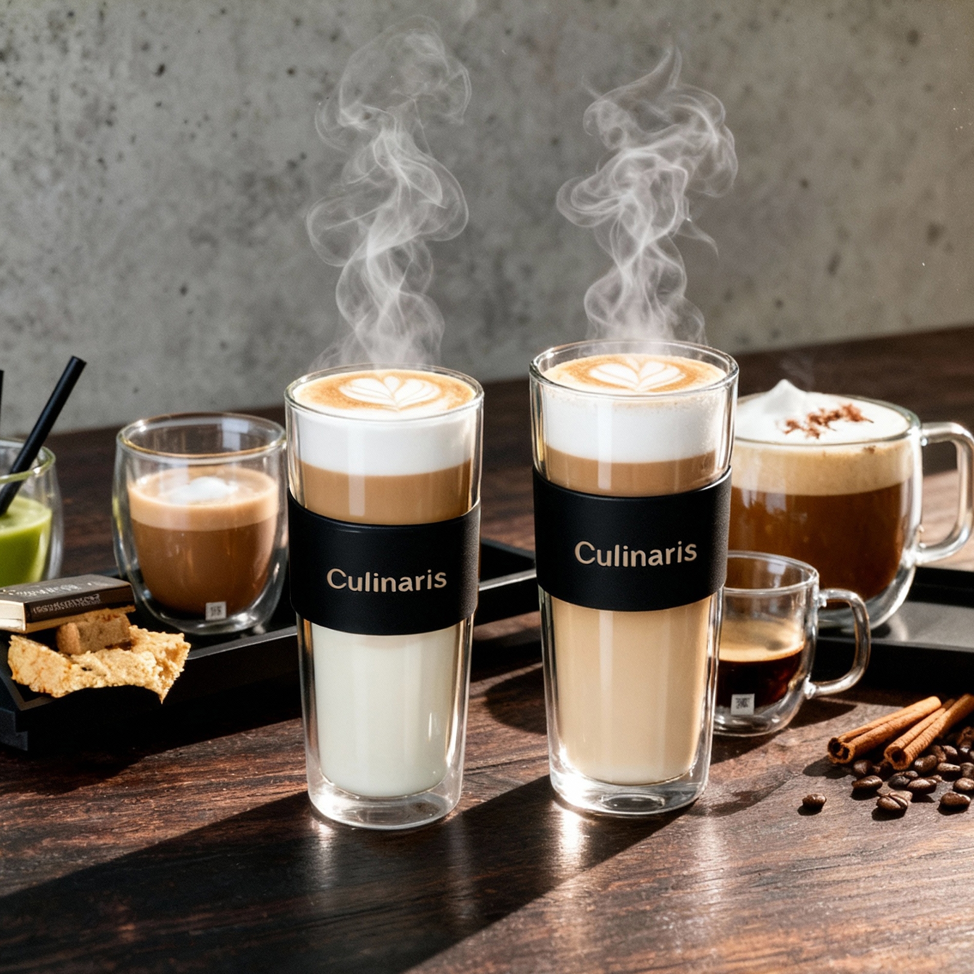 Glasmug - Portare - 420 ml - schwarz | Culinaris