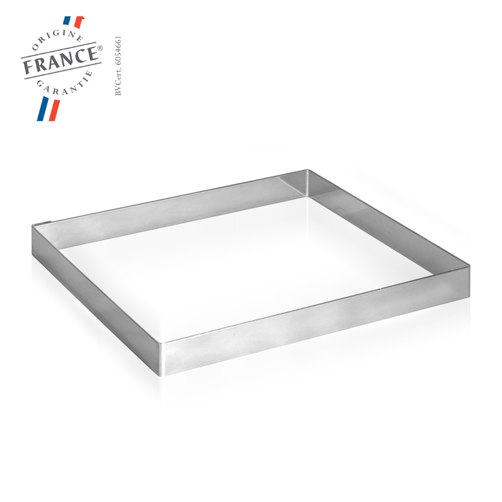 de Buyer - Quadratischer Tortenring - 20 x 20 cm de Buyer - Quadratischer Tortenring - 20 x 20 cm