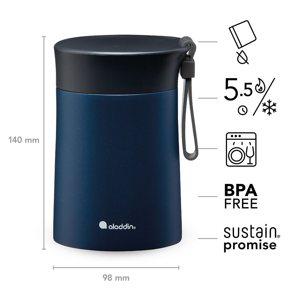 aladdin - Bistro Thermavac ™ - Stainless Steel Lunch Thermos Mug 0.4 l