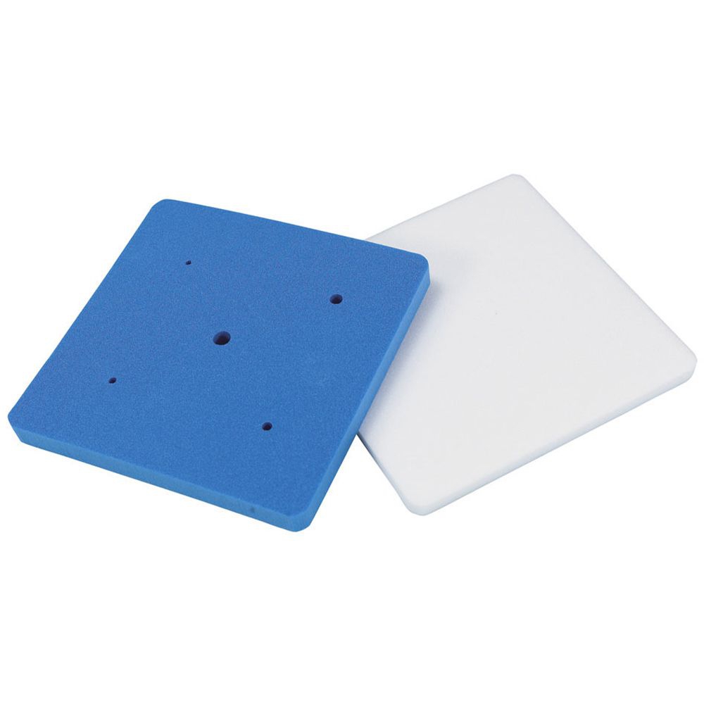 Städter - Modelling plates -  white /blue - Set, 2 pieces