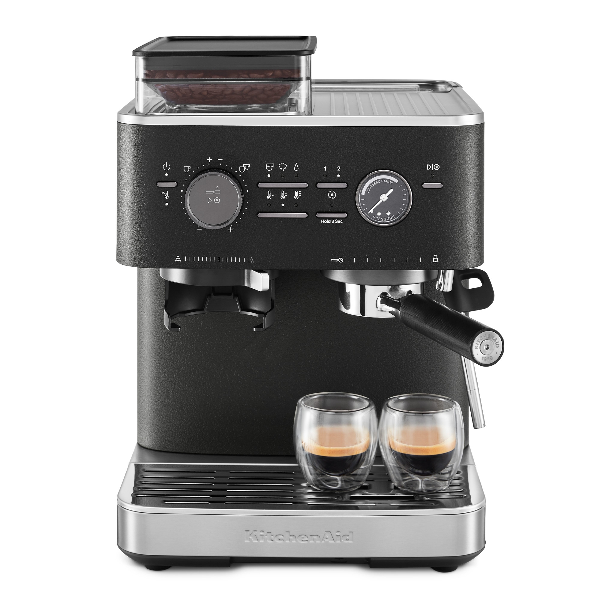KitchenAid - Semi-automatic espresso machine - Cast Iron Black KitchenAid - Semi-automatic espresso machine - Cast Iron Black