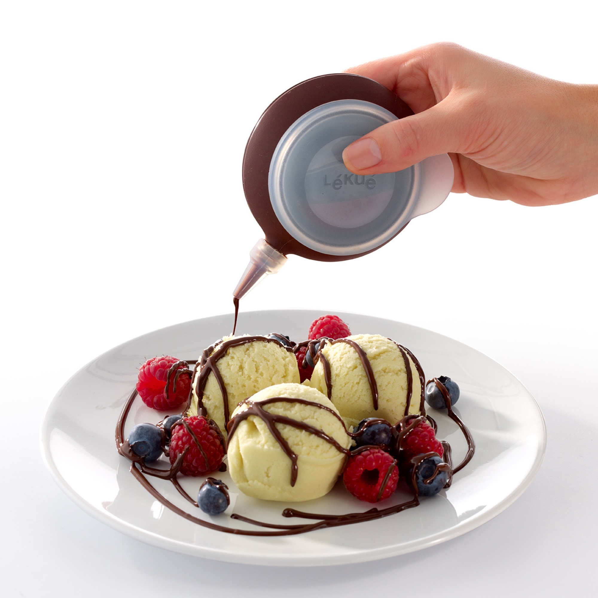 Lékué - DECOMAX with 4 nozzles, brown