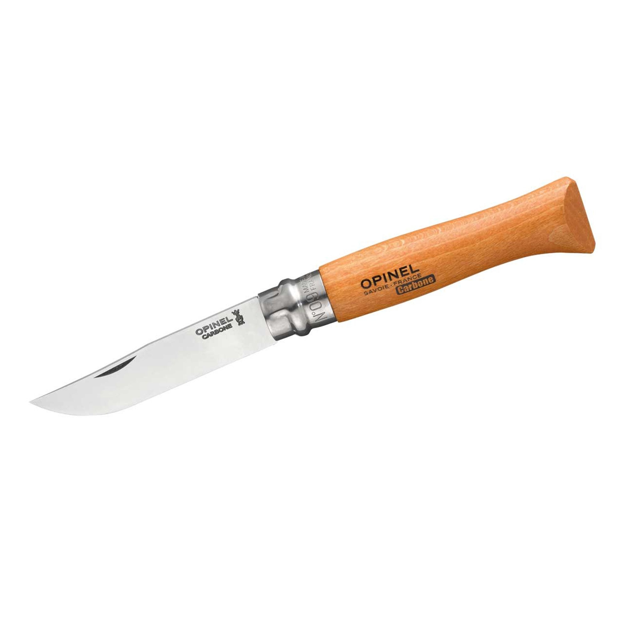 Opinel - Pocket Knife No. 09 - Carbon - 21 cm - natural