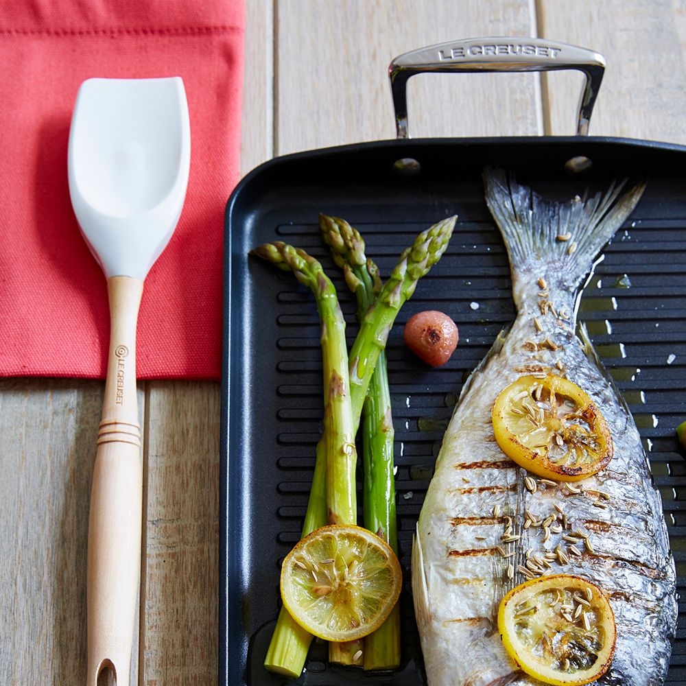 Le Creuset - Aluminium Grillplatte 34x25 cm - Antihaft Le Creuset - Aluminium Grillplatte 34x25 cm - Antihaft