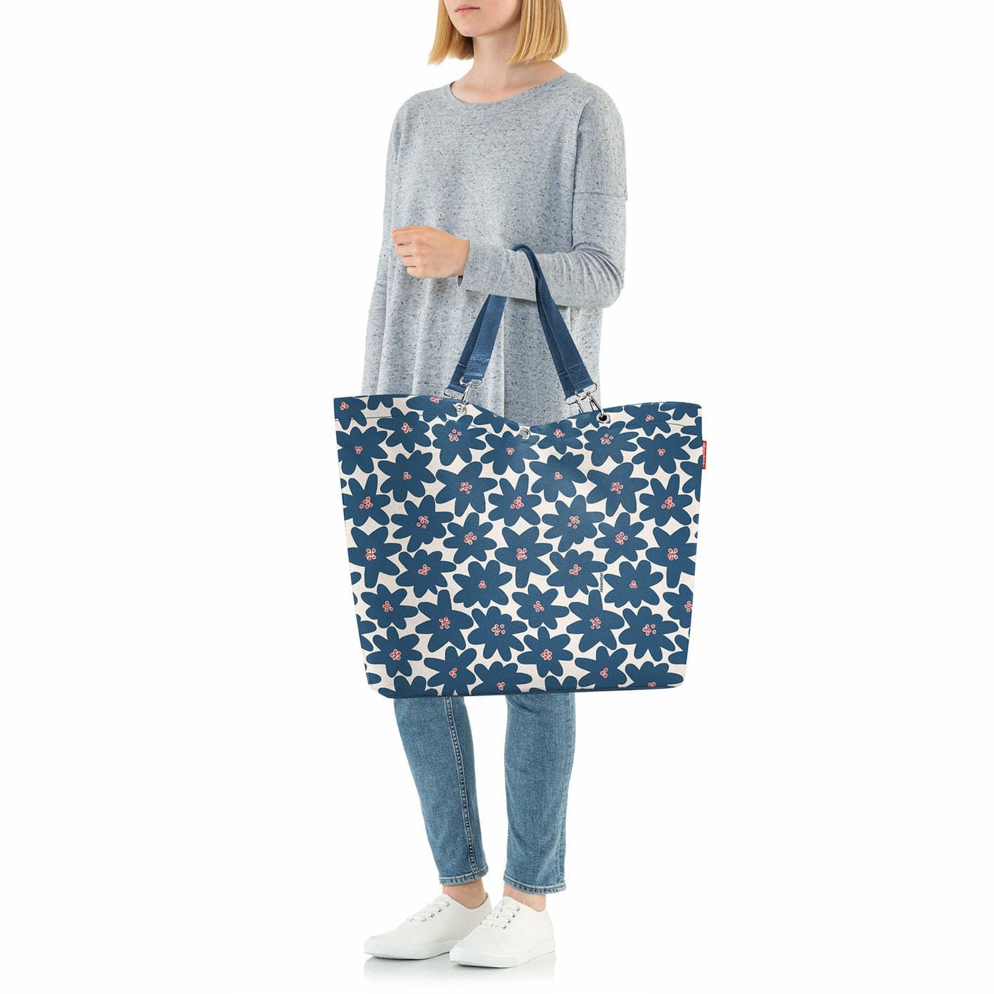 reisenthel - shopper XL - daisy blue