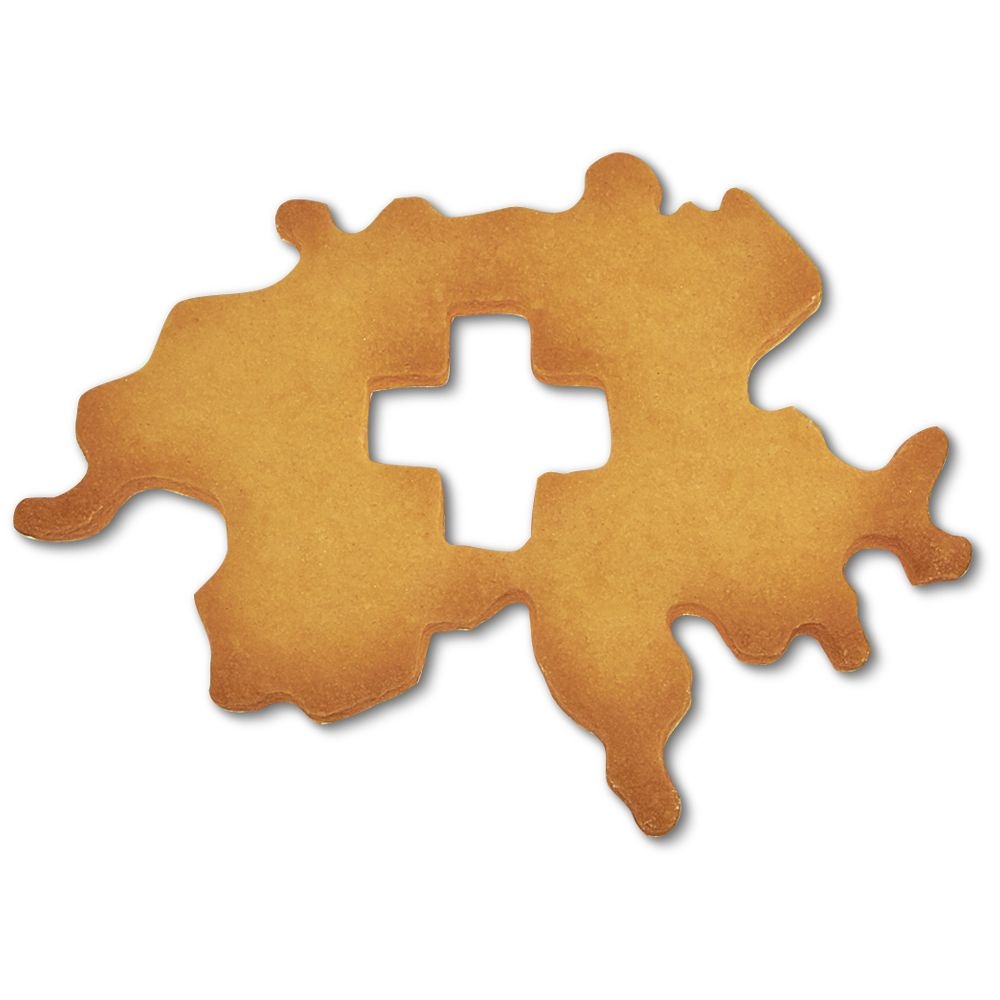Städter - Cookie Cutter Contour Switzerland with cross - 8,5 cm