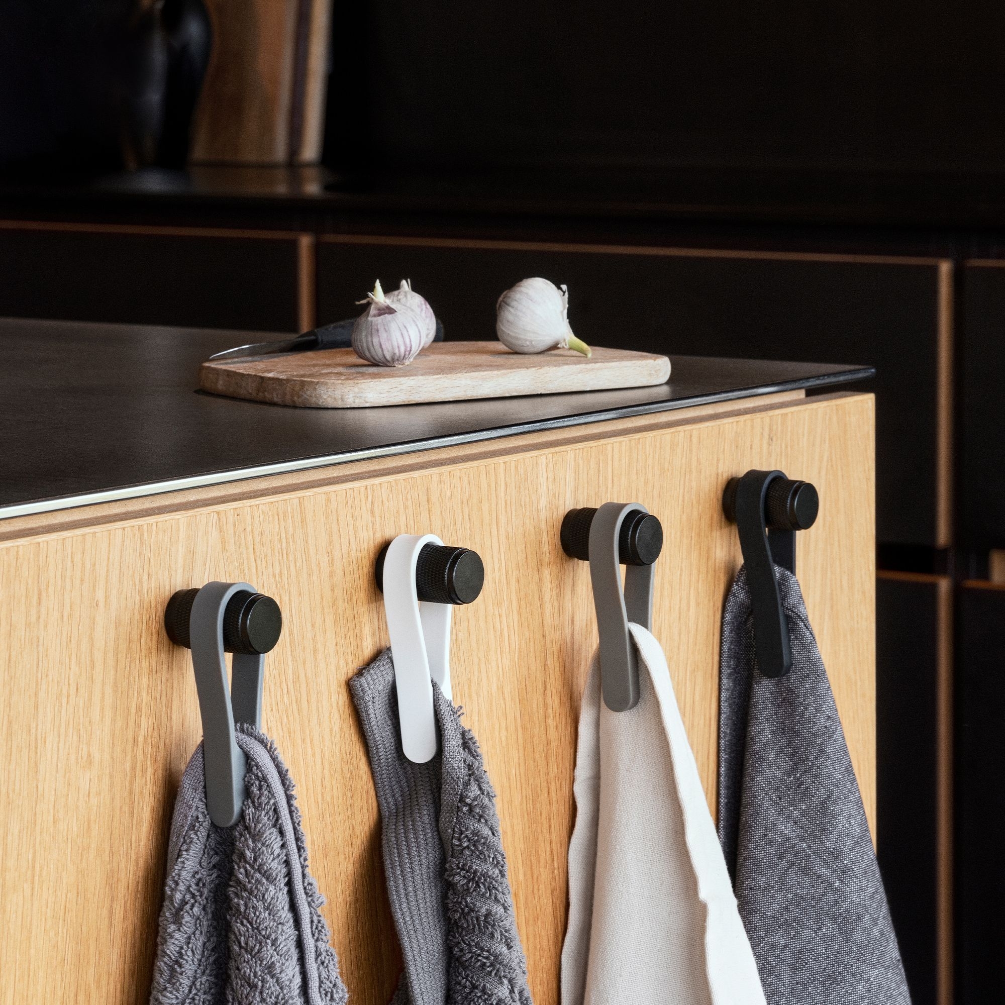 Zone - Loop magnet towel holder 2 pcs. - Grey