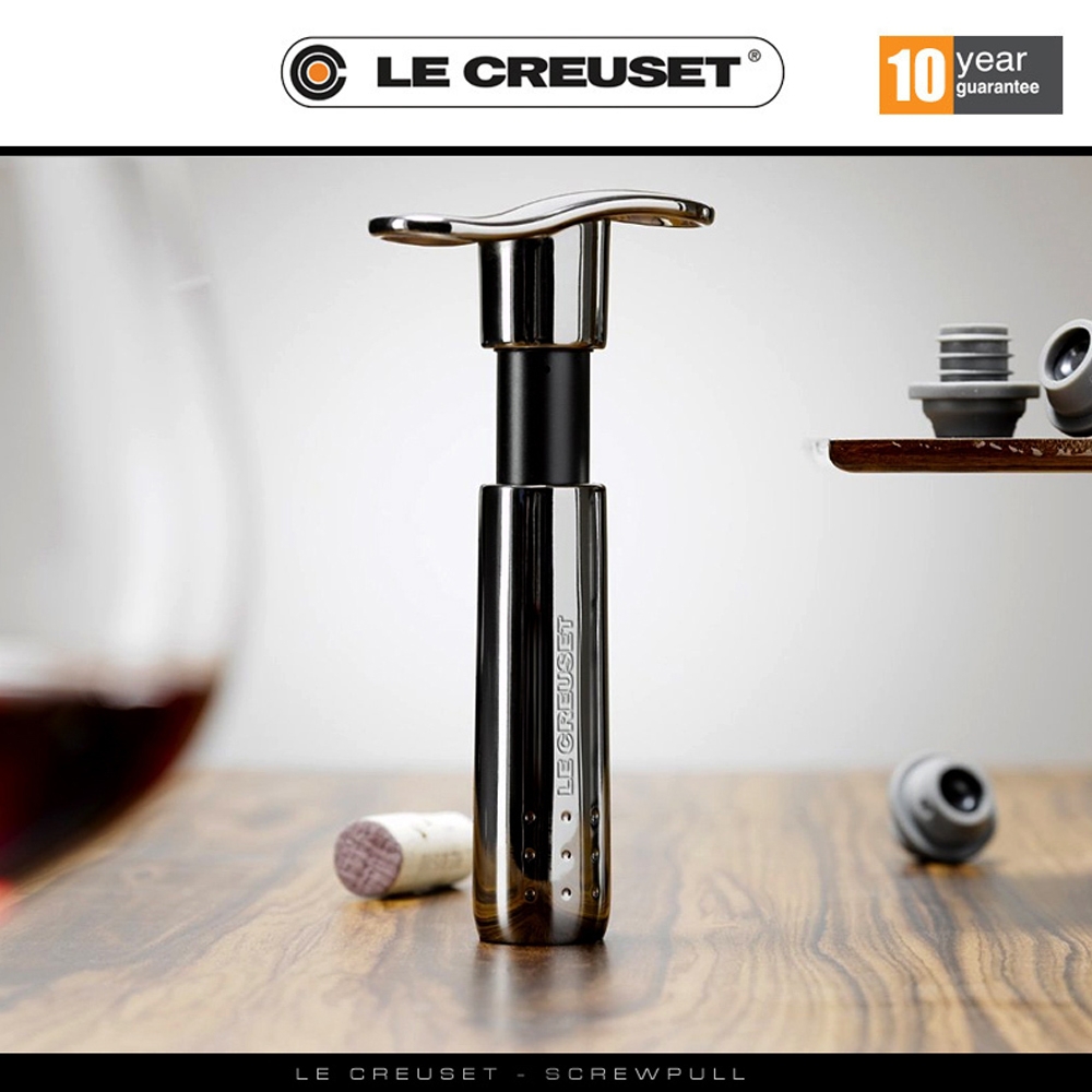 Le Creuset Screwpull - Weinpumpe WA-137 Metal Edition