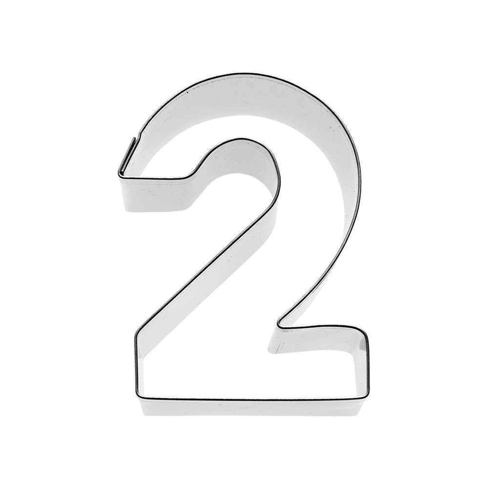 Birkmann - Cookie Cutter number - "2" 6 cm