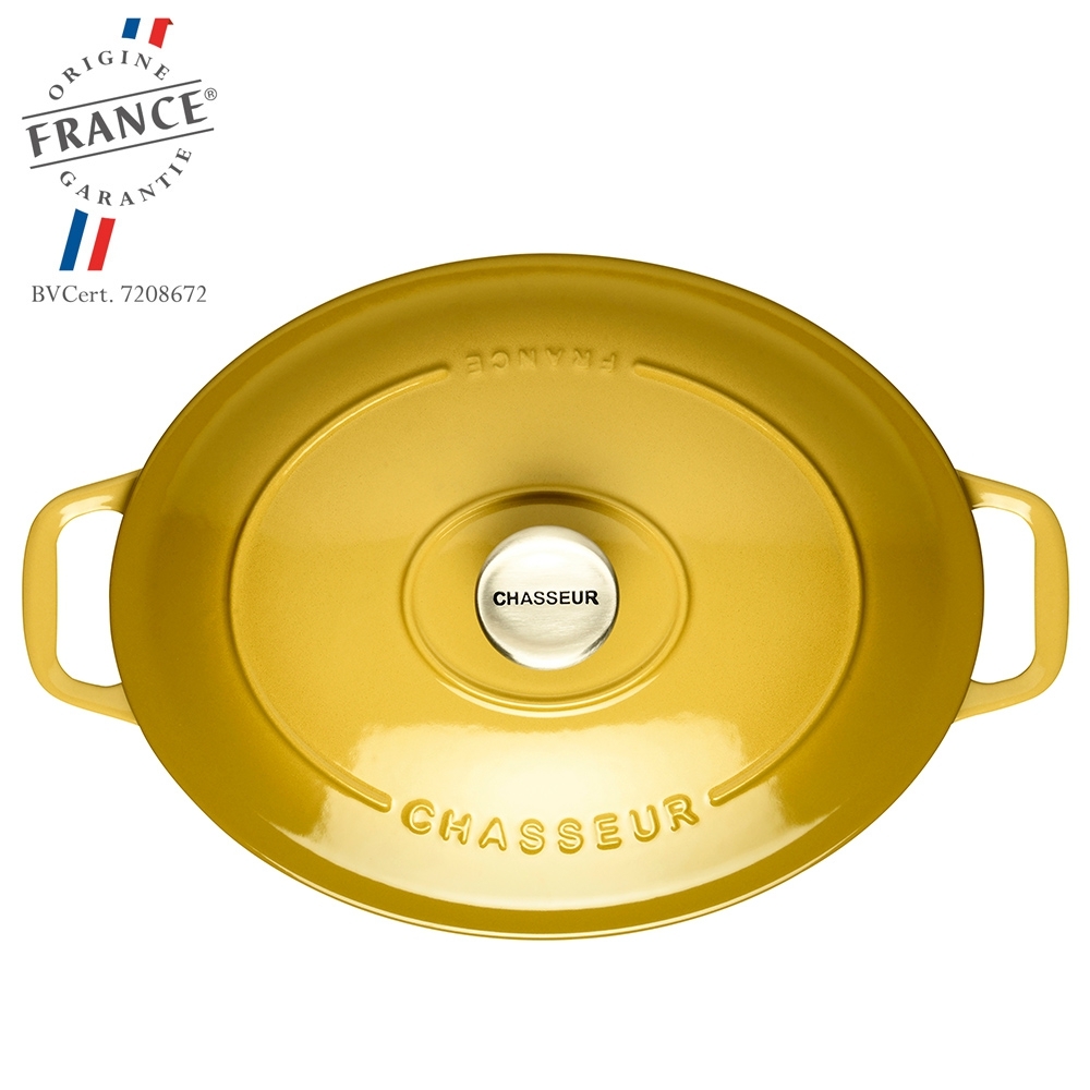 Chasseur Non-Stick Enameled Cast Iron Oval Dutch Oven