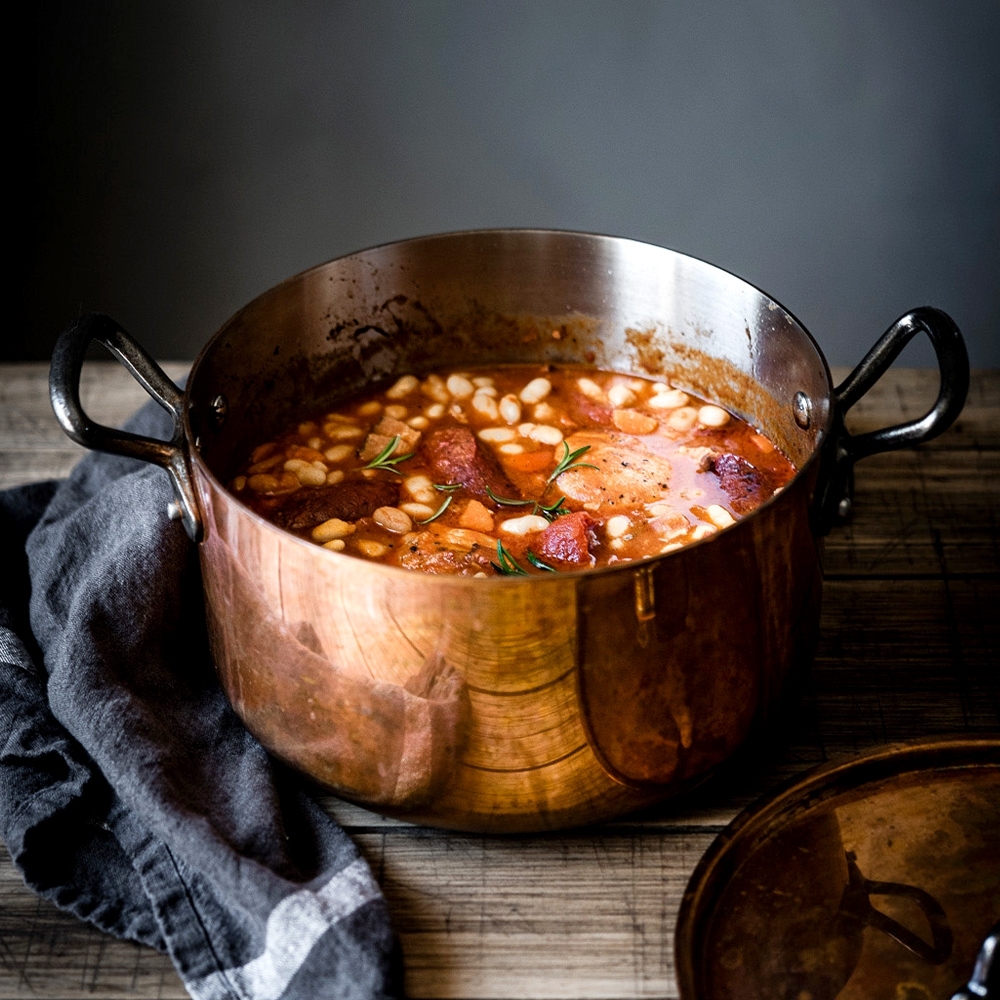 de Buyer - Kupfer Kochgeschirr 3er-Set - Prima Matera - Gusseisengriffe de Buyer - Kupfer Kochgeschirr 3er-Set - Prima Matera - Gusseisengriffe