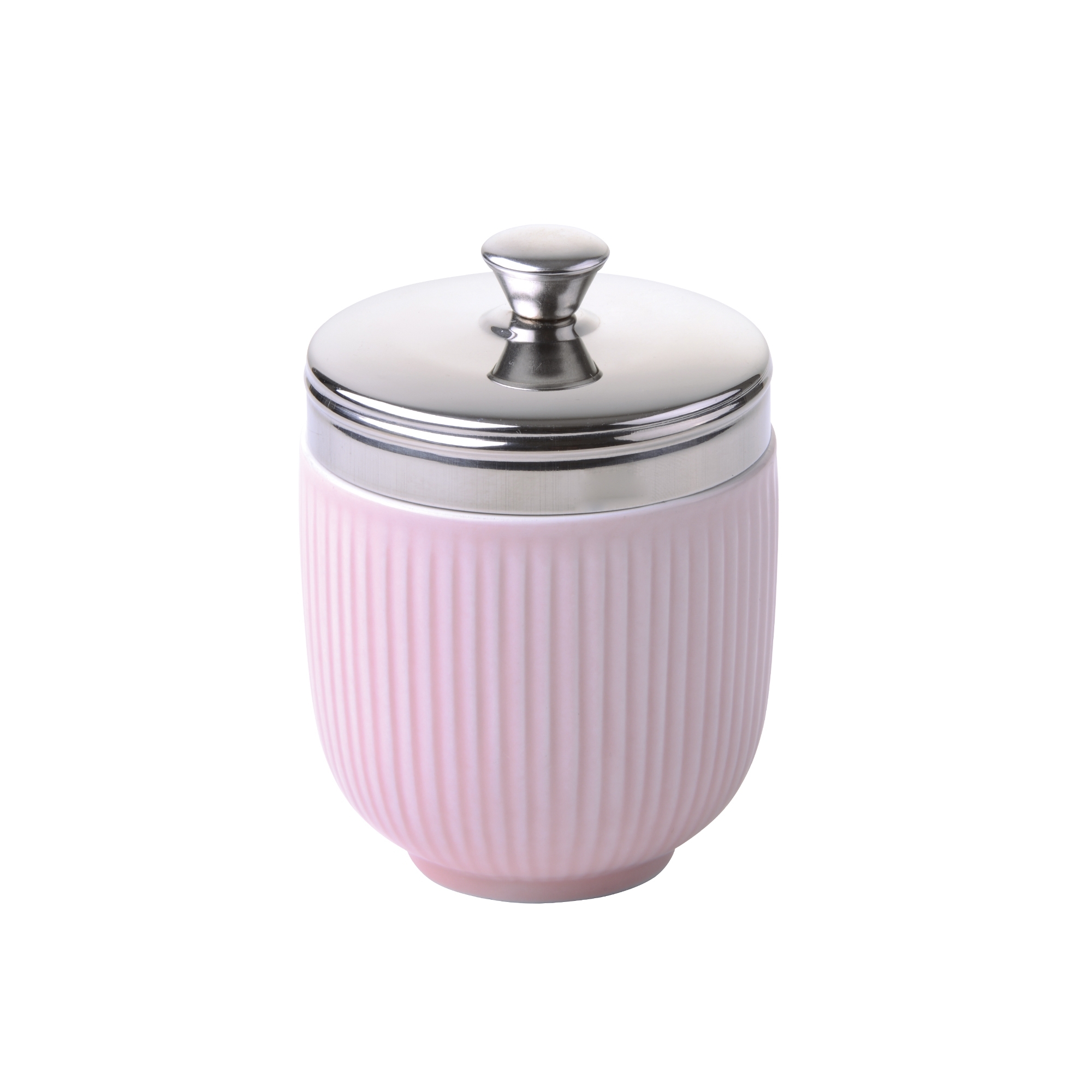 BIA - Fluted Egg Coddler - Celadon Pink