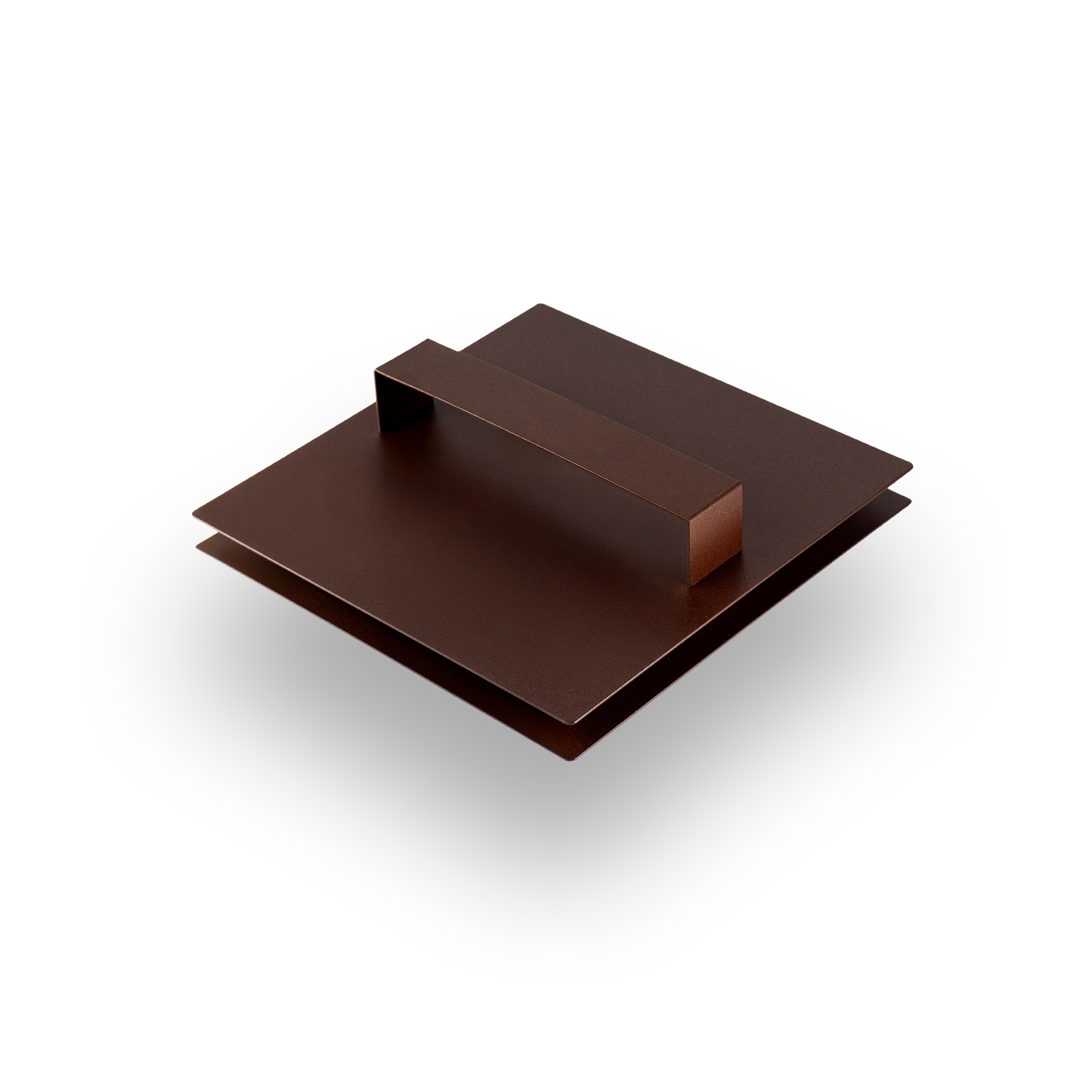 Qult Farluce Abdeckung für Quinta Laterne - 20 x 20 x 6 cm - Rost