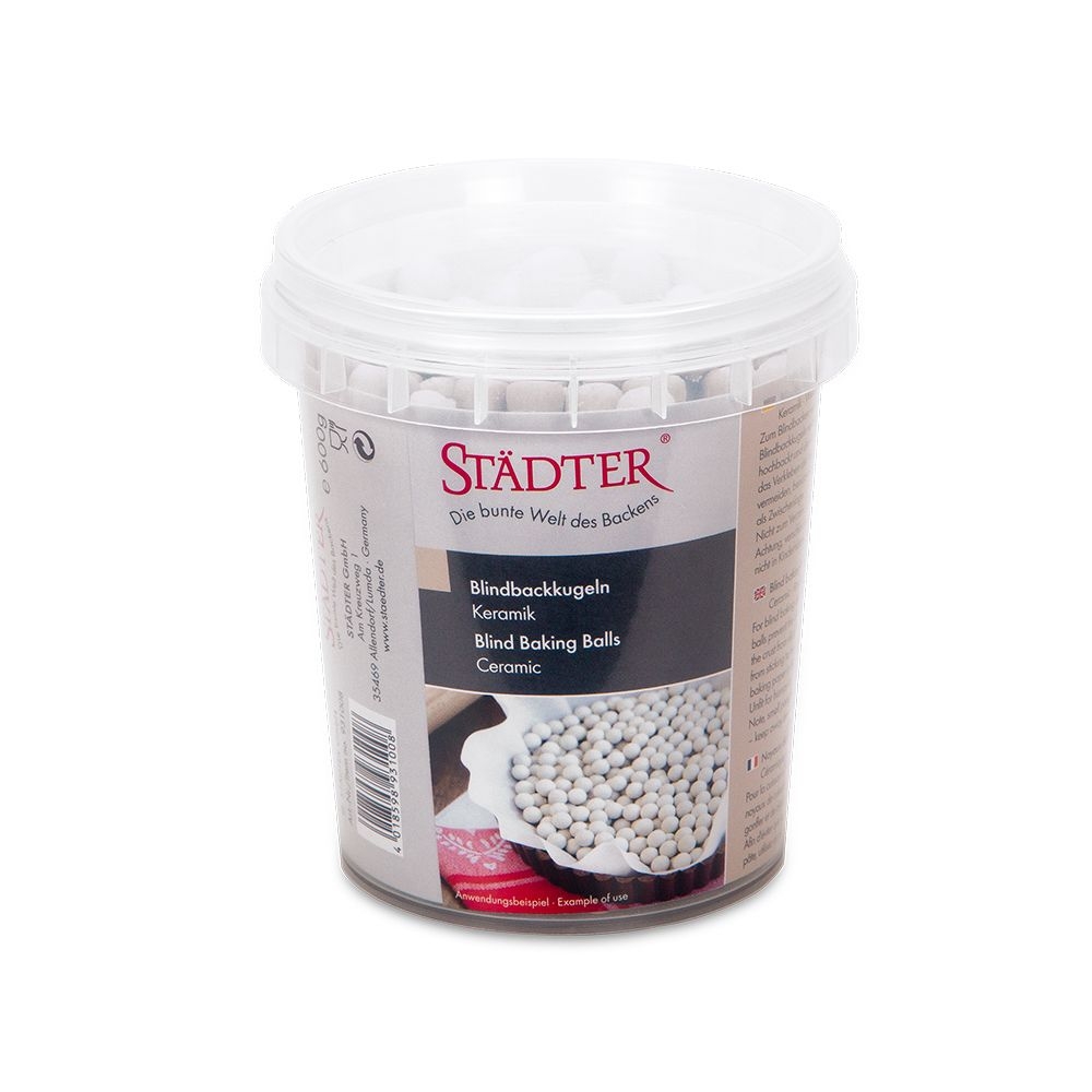 Städter - Blind baking balls white made of ceramic - 600 g Städter - Blind baking balls white made of ceramic - 600 g