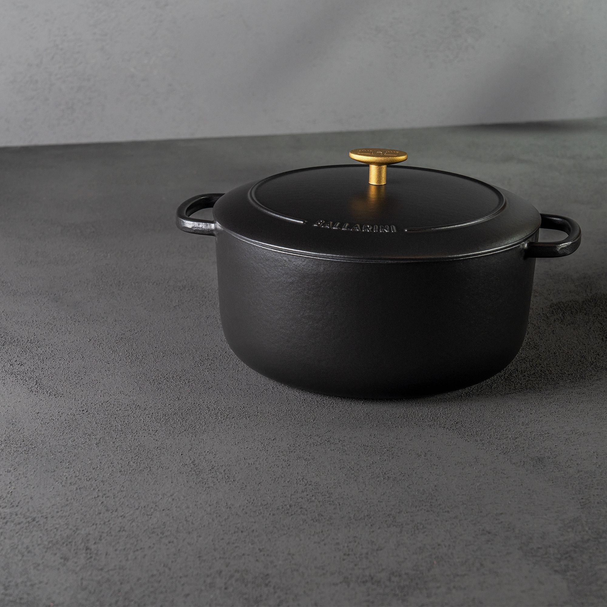 BALLARINI - Cocotte | Bellamonte | round | 28 cm | Black BALLARINI - Cocotte | Bellamonte | round | 28 cm | Black