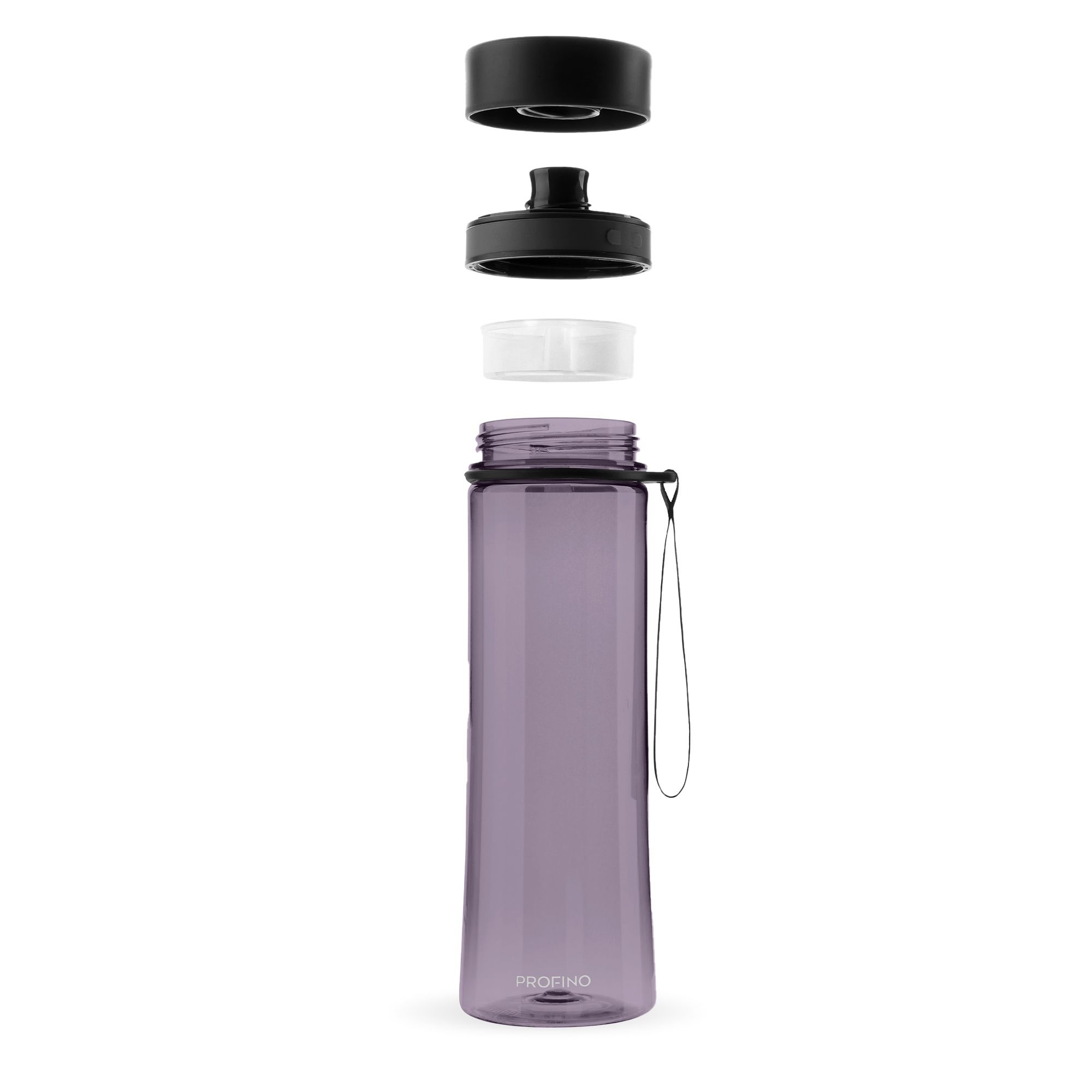 Profino - Infuze Trinkflasche mit Sieb - 600 ml - Lila